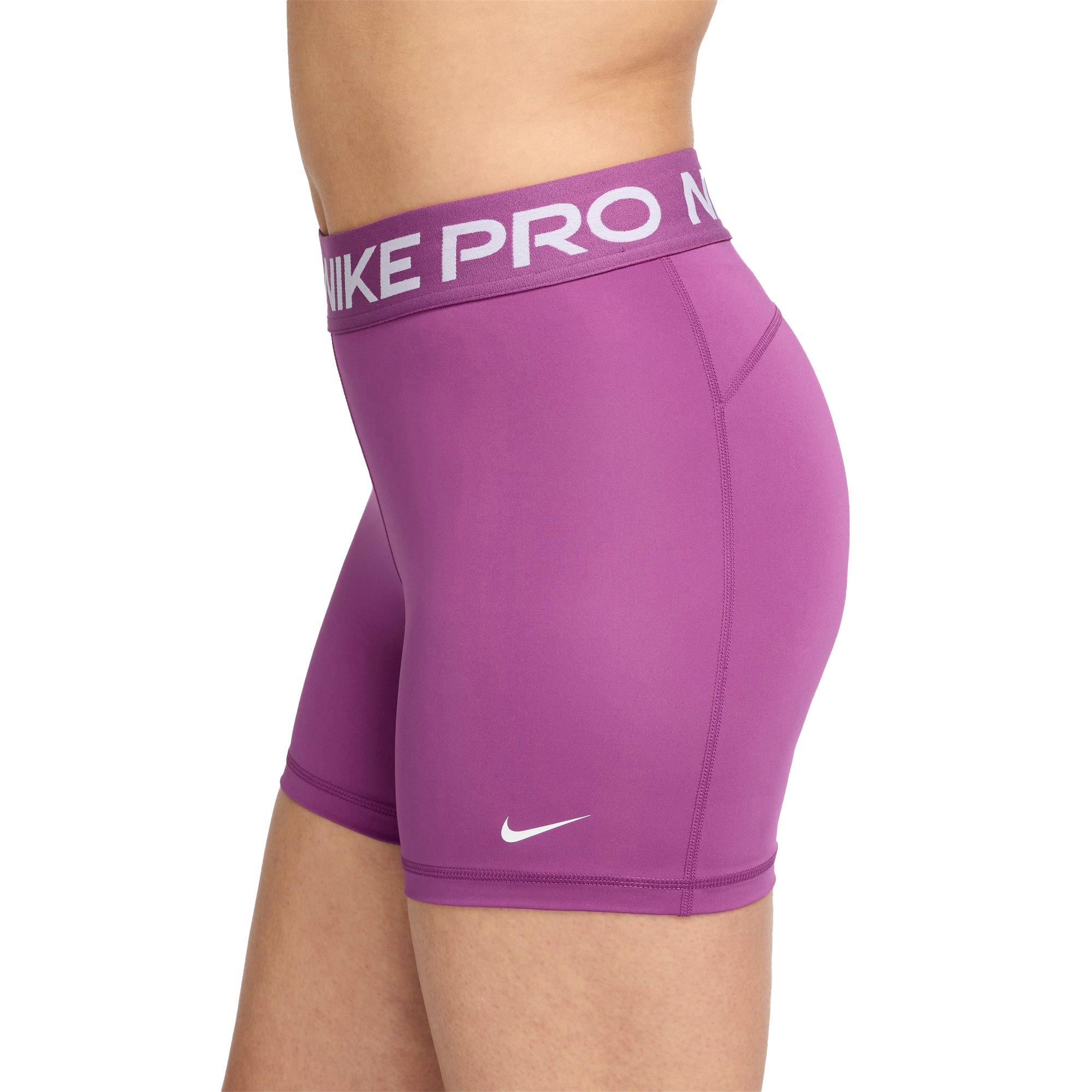 Nike Women's Pro 365 5" Shorts - PURPLE Thumbnail View 3