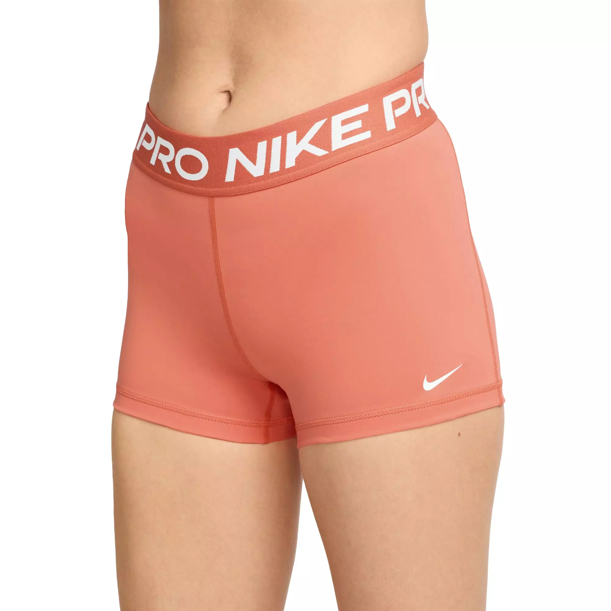 Nike Women's Pro 3" Shorts - Peach - PEACH