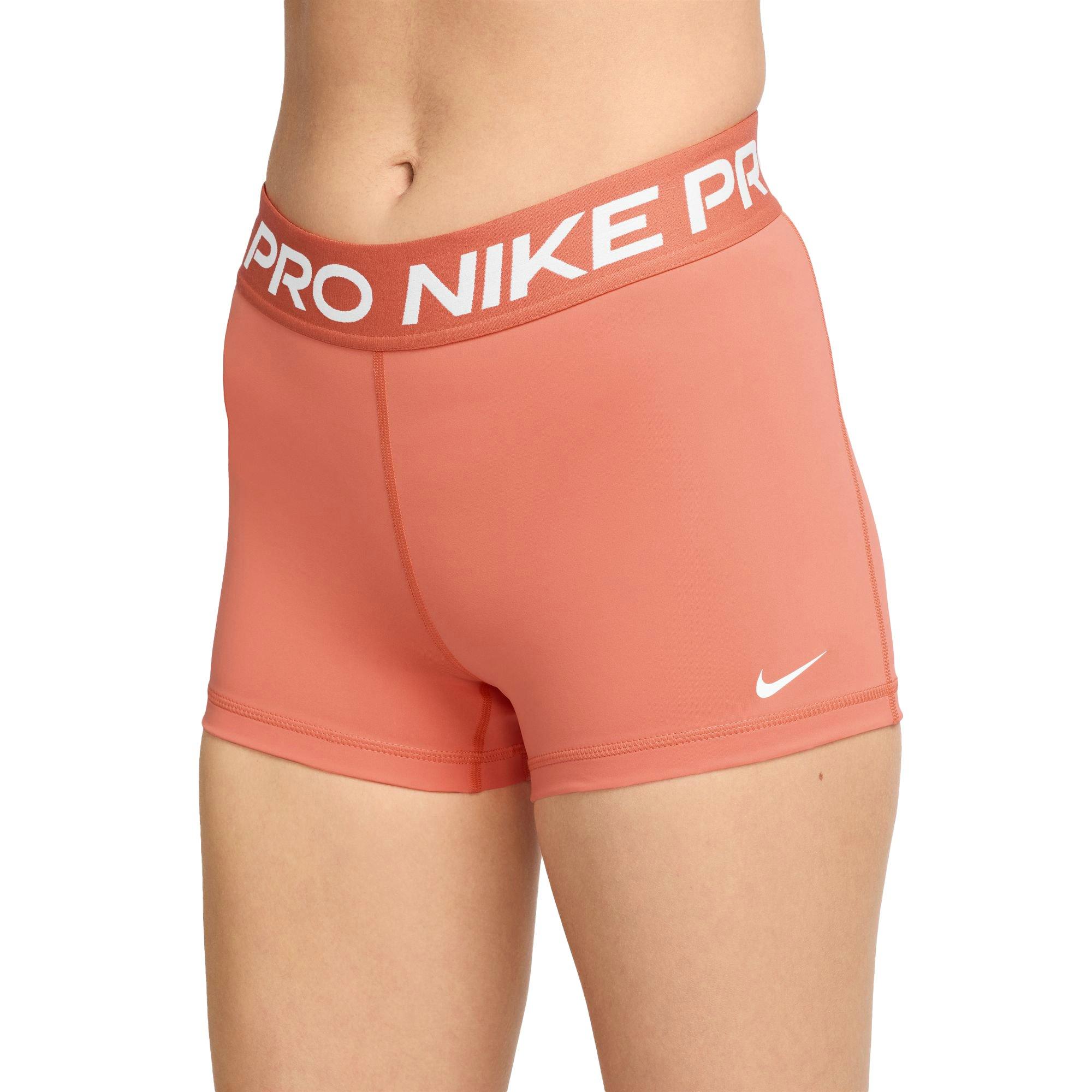 Nike Women's Pro 3" Shorts - PEACH Thumbnail View 1
