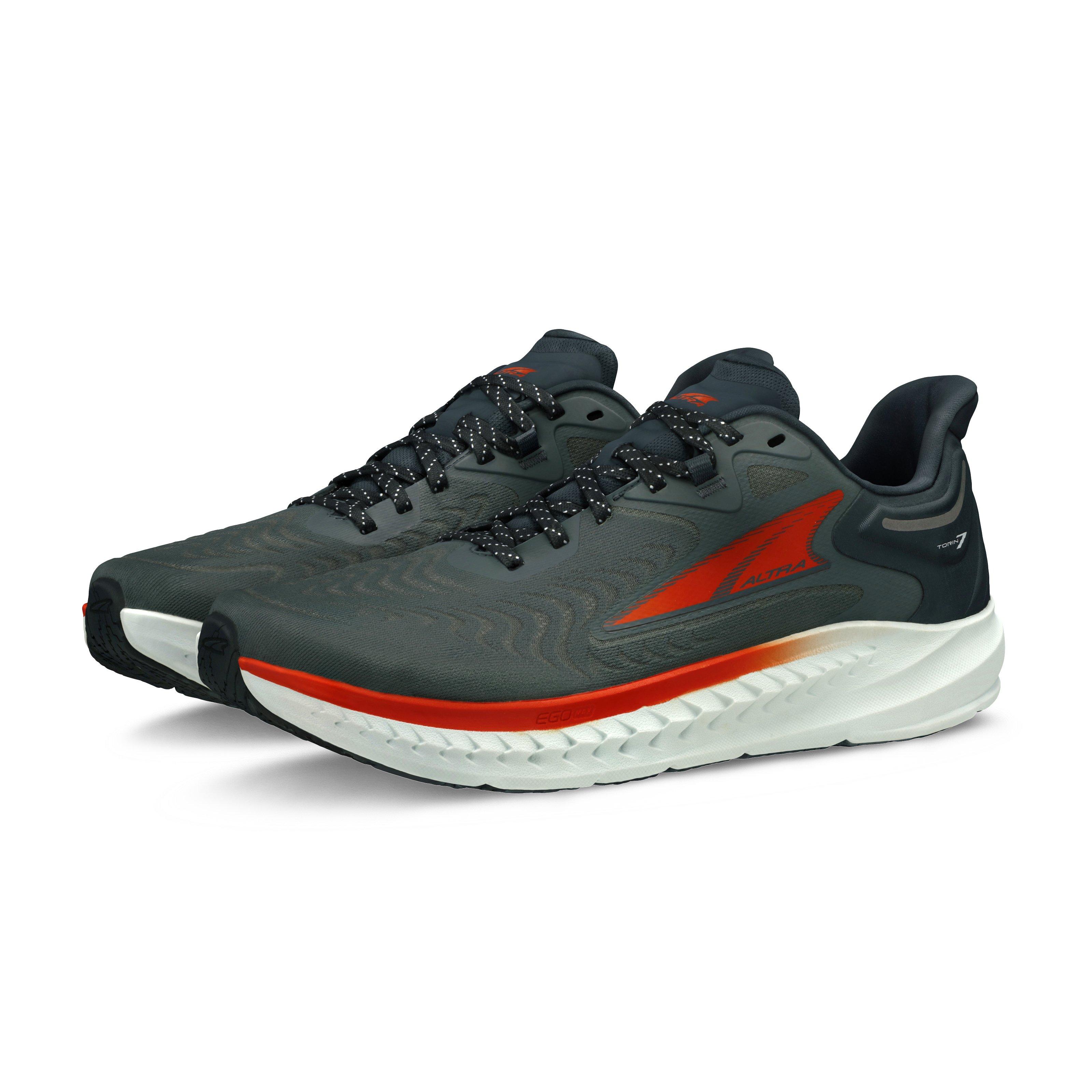 Altra Torin 7 "Dark Grey/Red" Men's Running Shoe - GREY/RED Thumbnail View 3