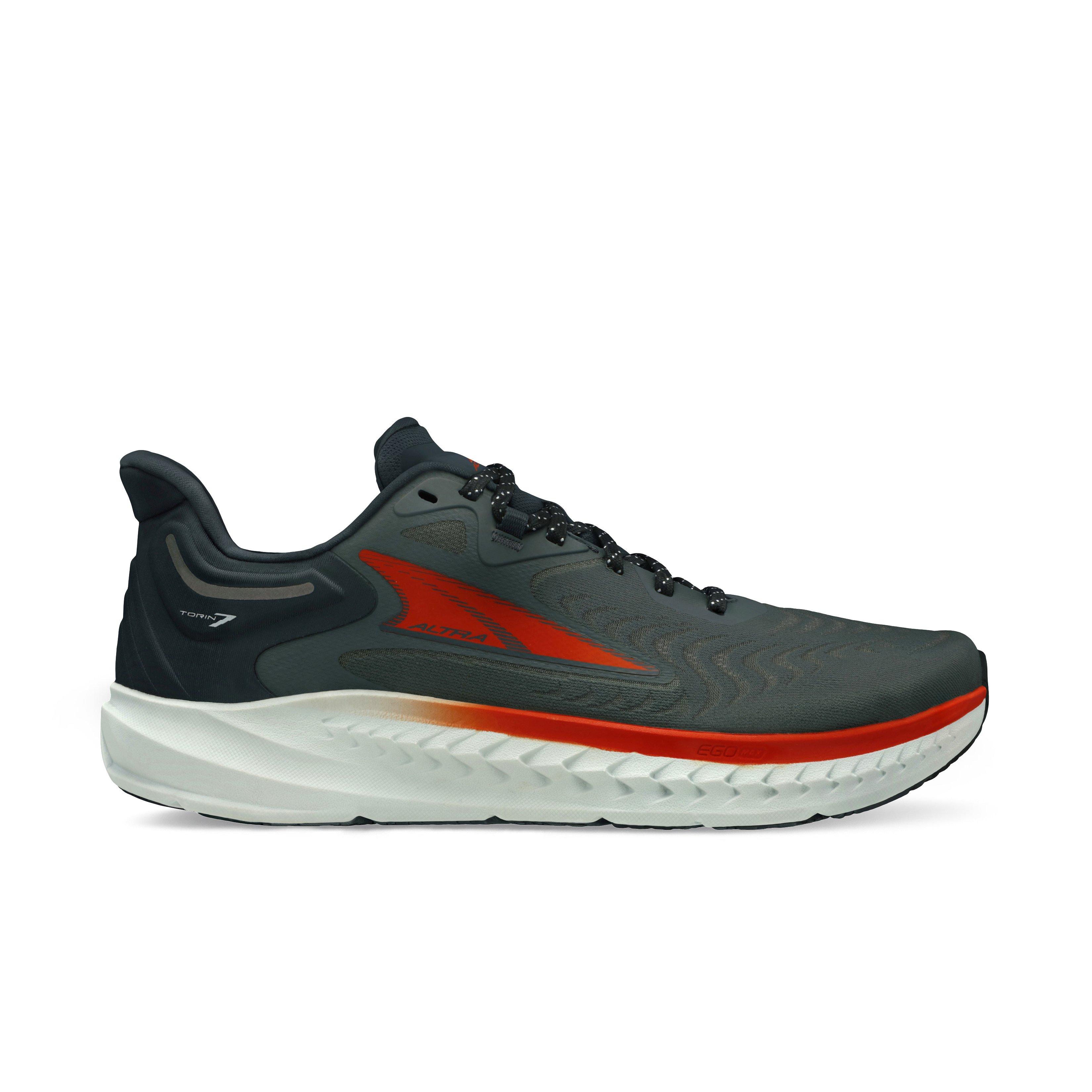 Altra Torin 7 "Dark Grey/Red" Men's Running Shoe - GREY/RED Thumbnail View 1