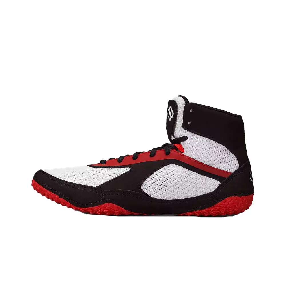 Rudis Alpha 2.0 "Metallic Red" Men's Wrestling Shoe - BLACK/WHITE/RED