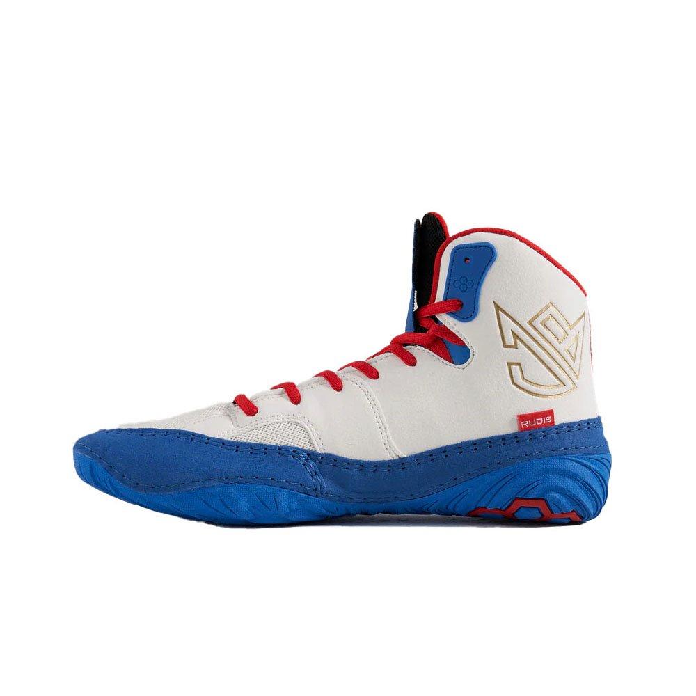 Rudis JB1 "King" Men's Wrestling Shoe - RED/WHITE/BLUE Thumbnail View 2