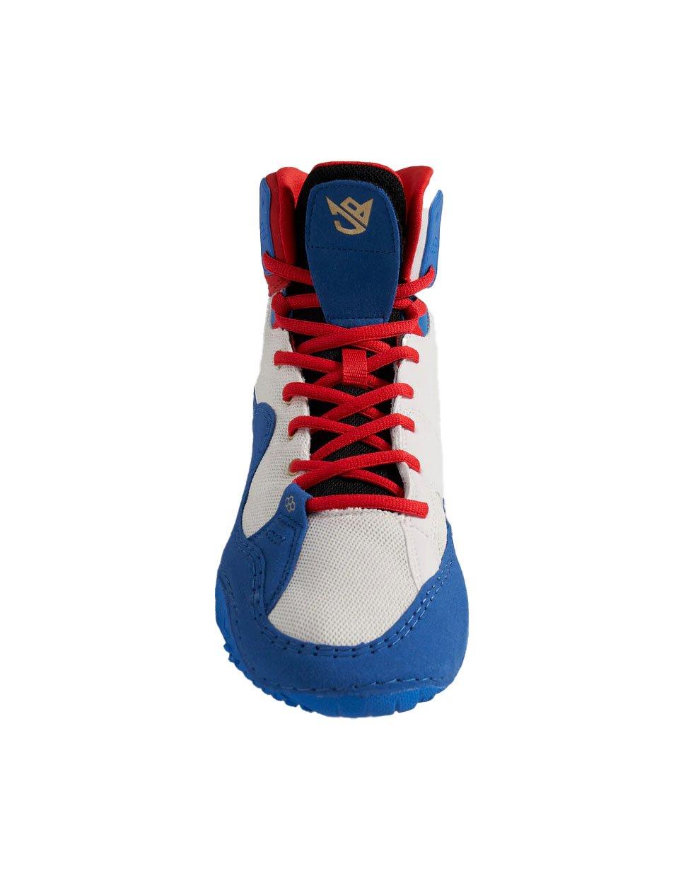 Rudis JB1 "King" Men's Wrestling Shoe - RED/WHITE/BLUE Thumbnail View 4