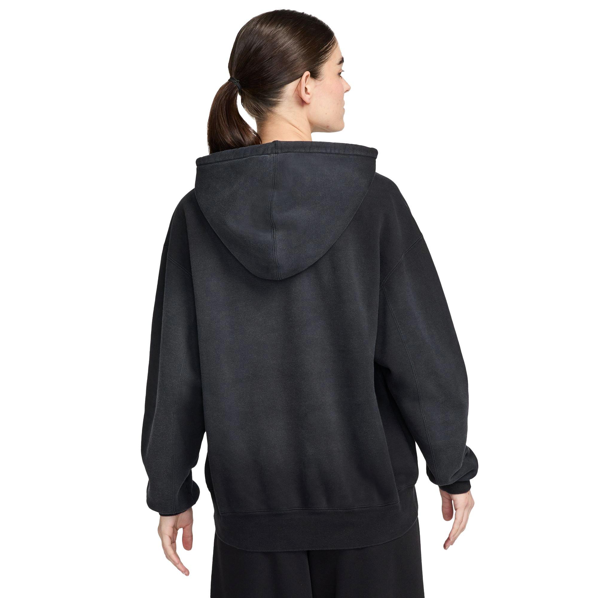 Jordan Women's Flight Seasonal Pullover Hoodie - BLACK Thumbnail View 2