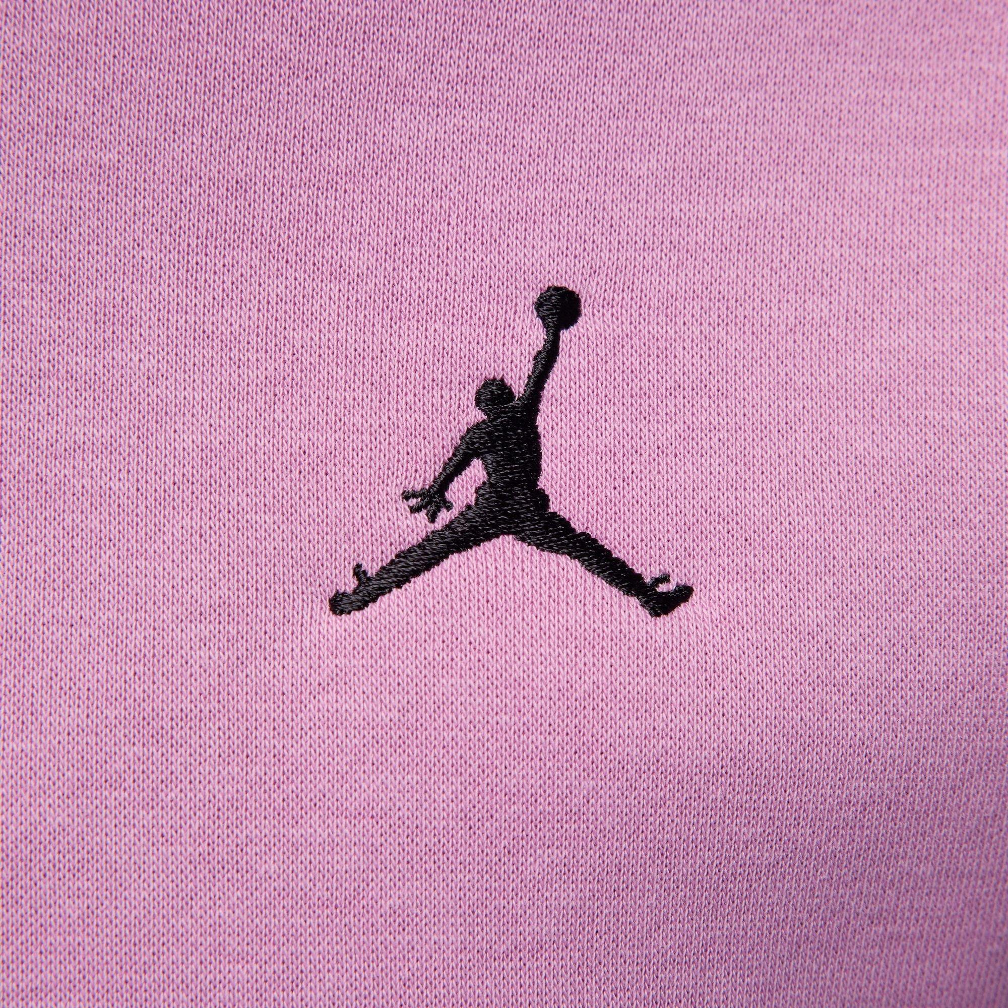 Jordan Women's Brooklyn Fleece Pullover Hoodie - PINK Thumbnail View 5