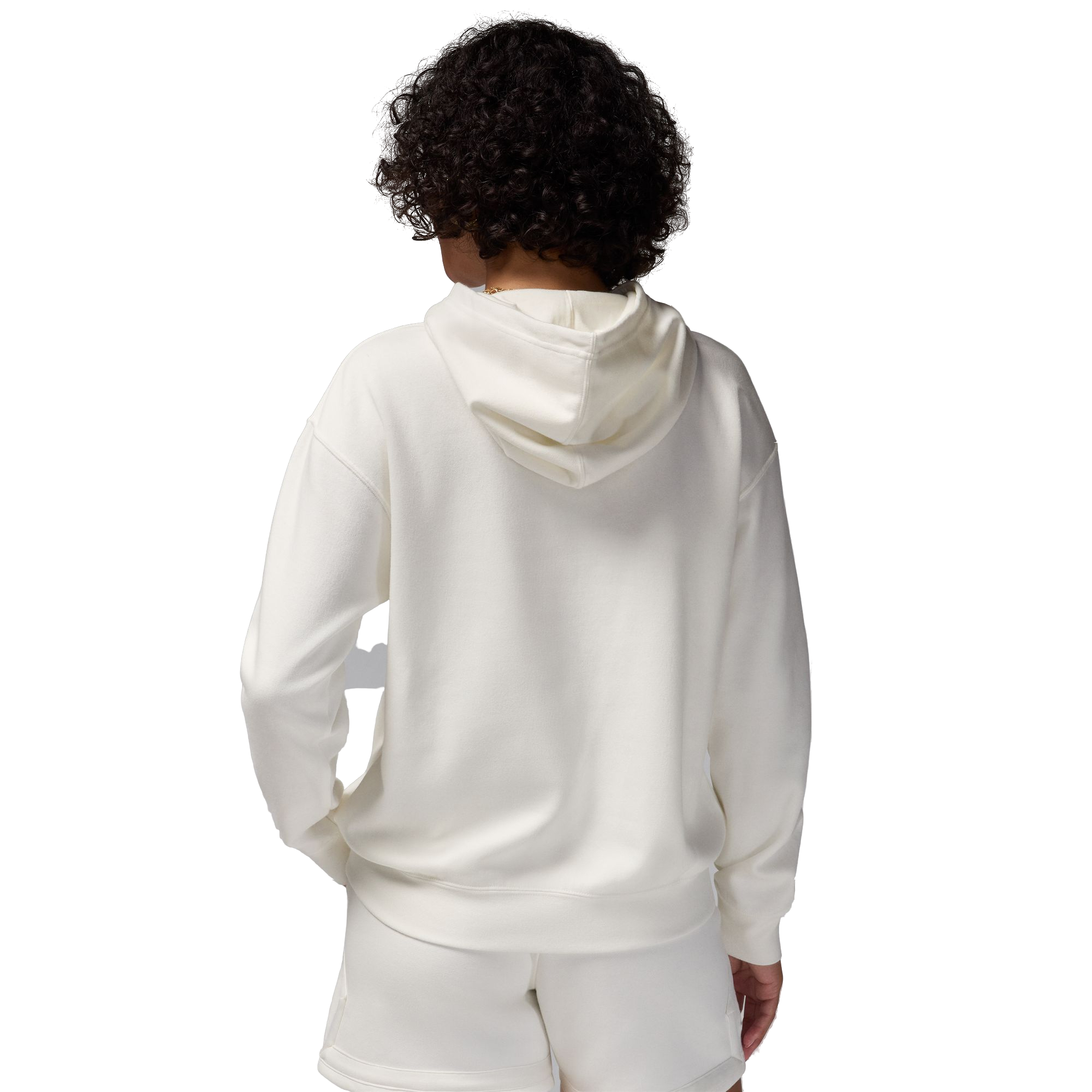 Jordan Women's Brooklyn Fleece Graphic Pullover Hoodie - SAIL Thumbnail View 2