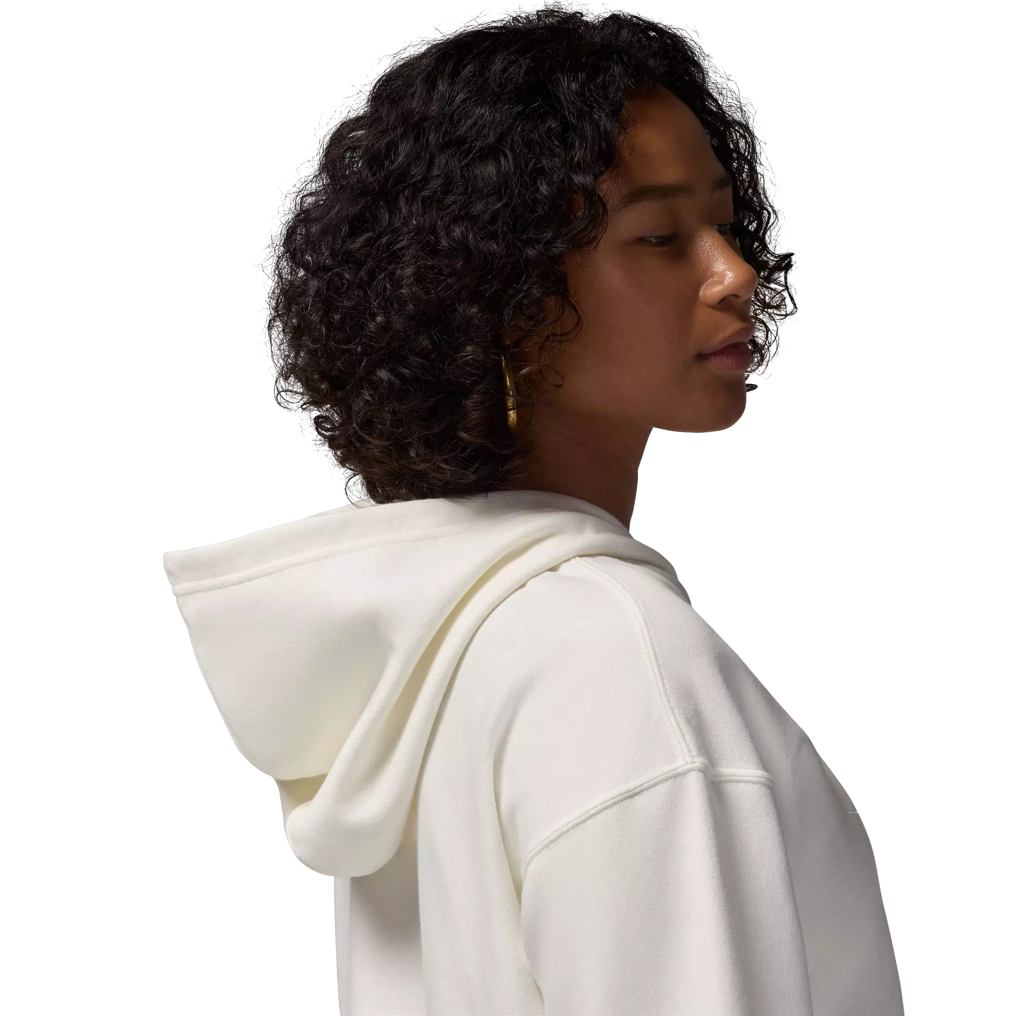 Jordan Women's Brooklyn Fleece Graphic Pullover Hoodie - SAIL