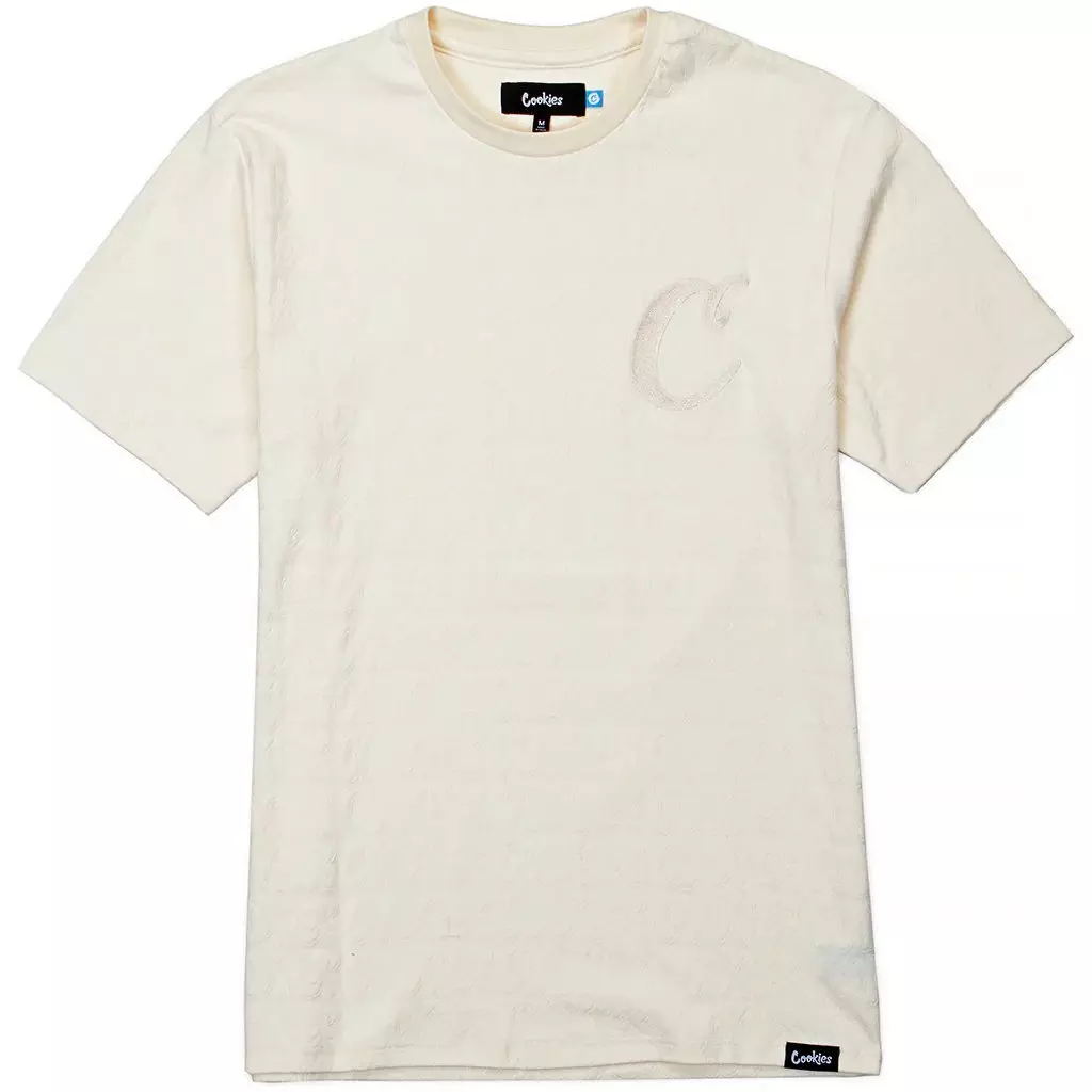 Cookies Men's Highest Of High Jacquard Tee - CREAM
