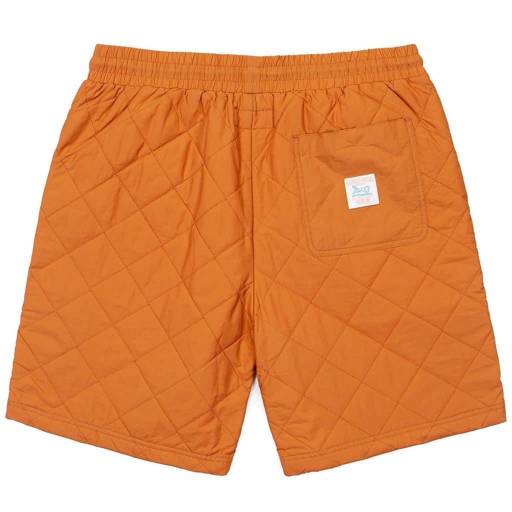 Cookies Workwear Quilted Nylon Men's Brown Shorts