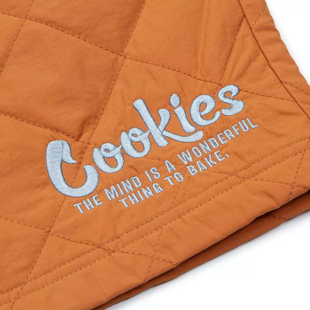 Cookies Men's Workwear Quilted Nylon Shorts -Brown - BROWN