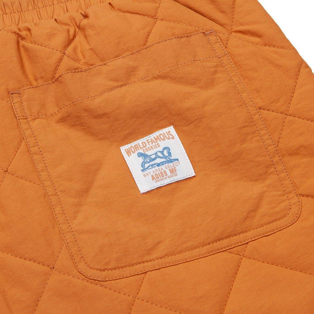 Cookies Men's Workwear Quilted Nylon Shorts -Brown - BROWN Thumbnail View 5