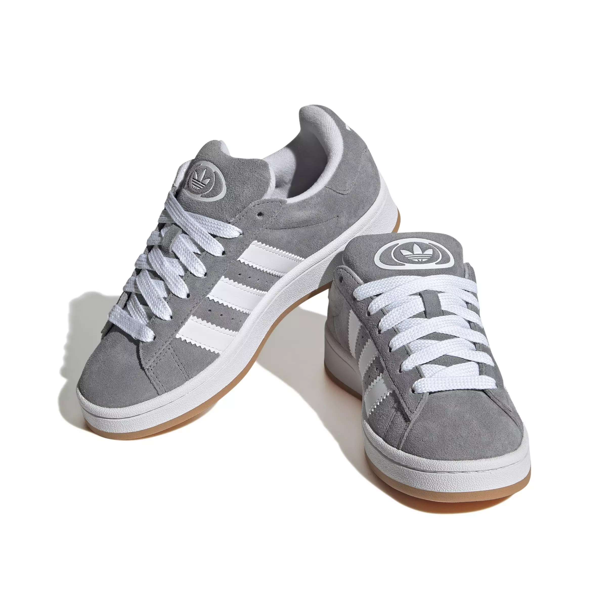 adidas Originals Campus 00s "Grey Three/Ftwr White" Grade School Girls' Shoe - GREY