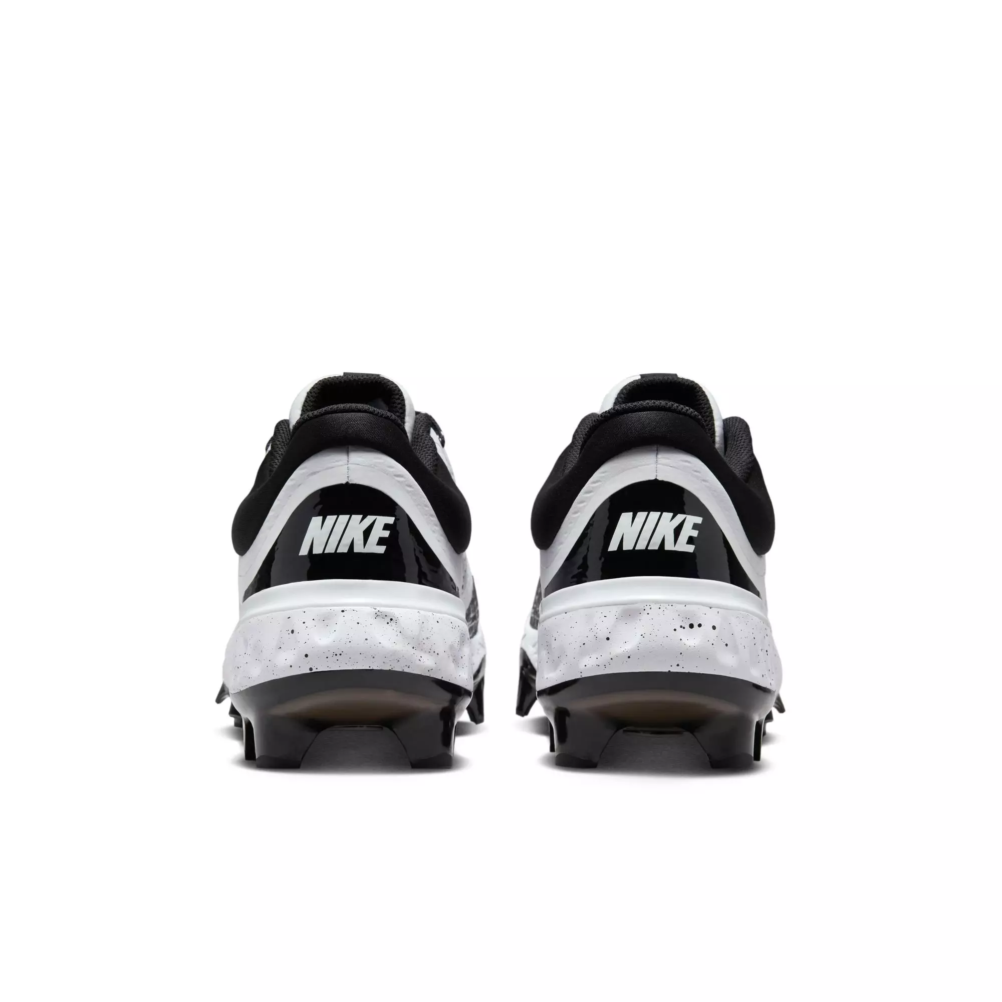 Nike Alpha Huarache Elite 4 Low MCS "White/Black" Men's Baseball Cleat - WHITE/BLACK