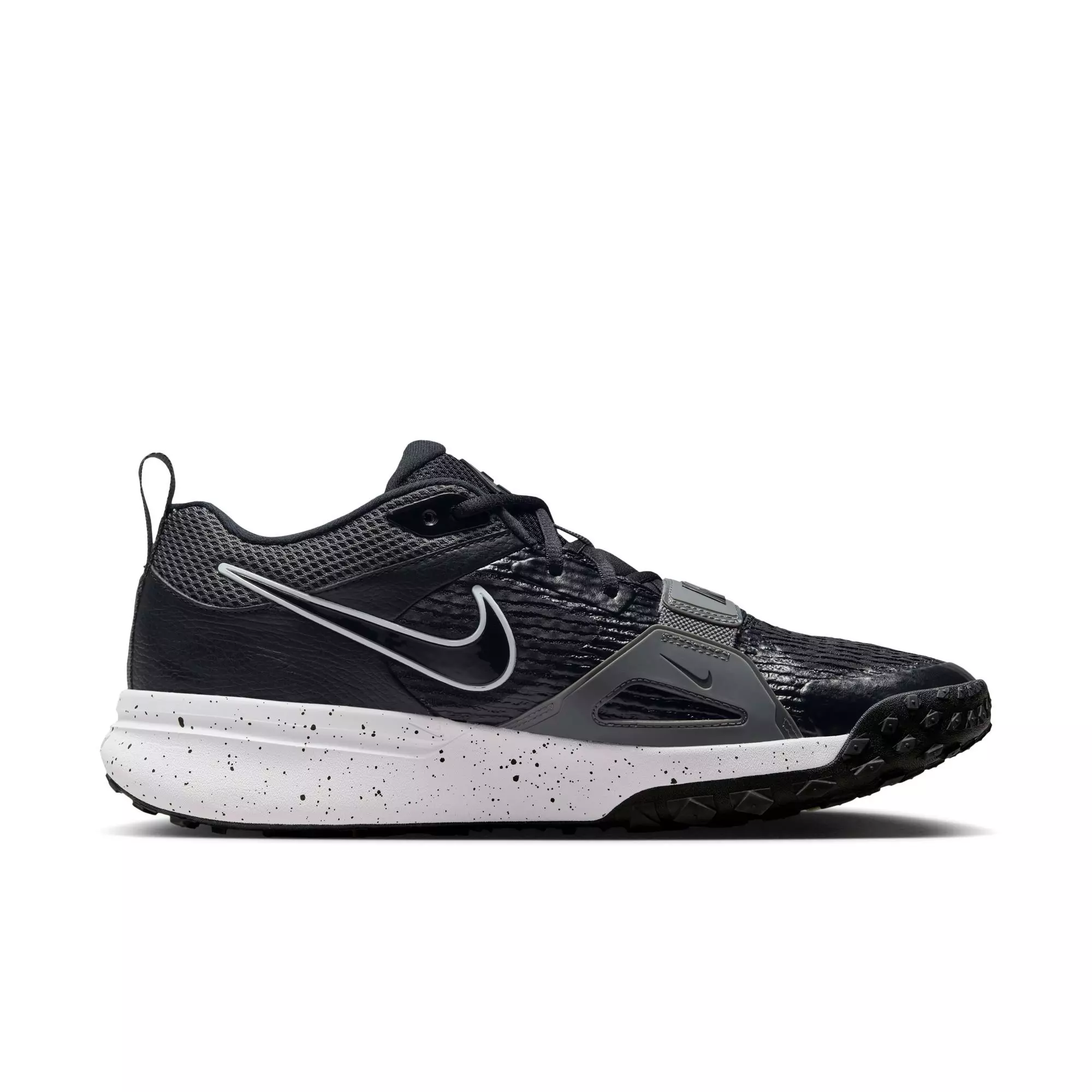 Nike Air Zoom Diamond Elite Turf "Black/White/Iron Grey/Volt" Men's Baseball Shoe