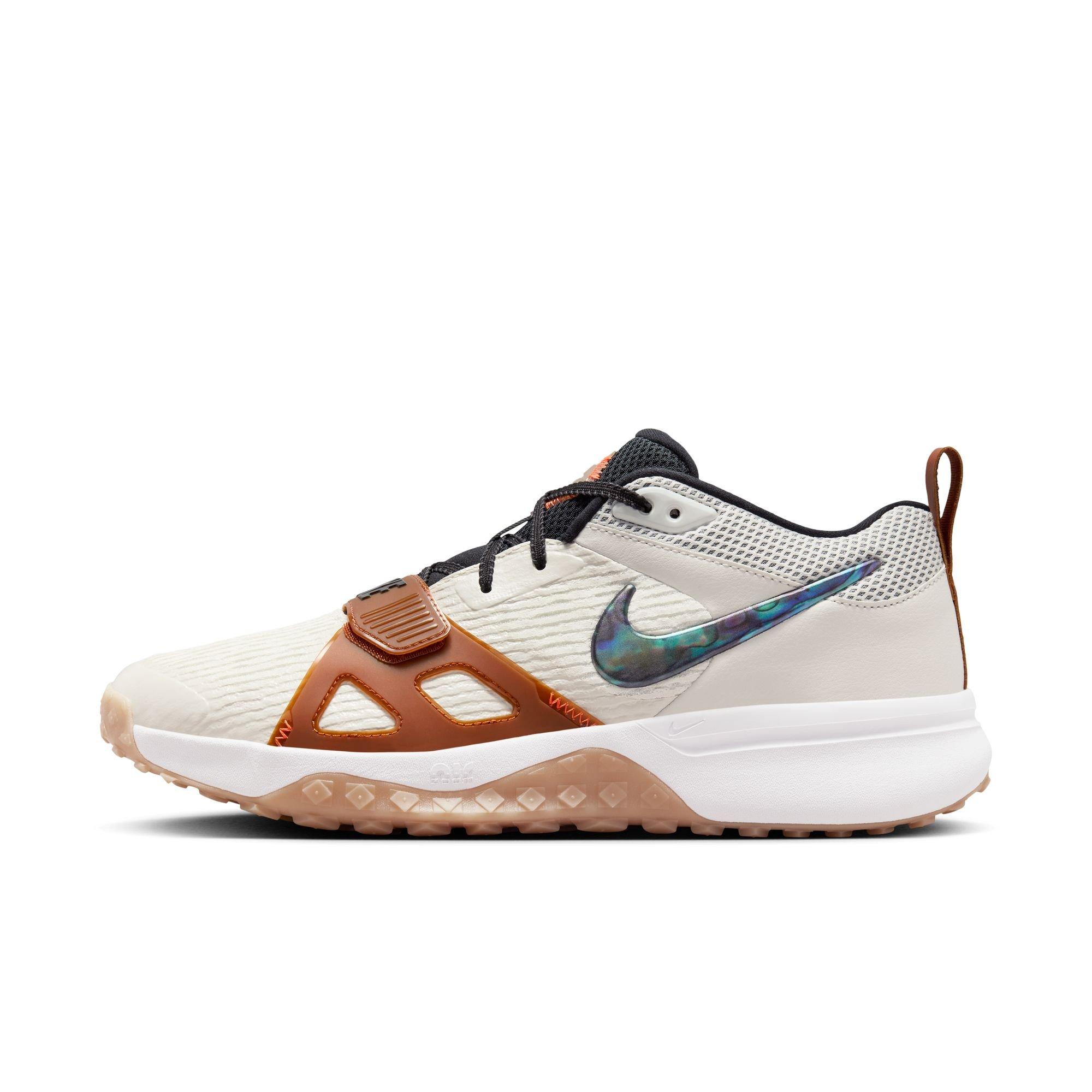 Nike Diamond Elite "Summit White/Royal Pulse/Phantom" Men's Baseball Shoe - WHITE/BLUE Thumbnail View 3