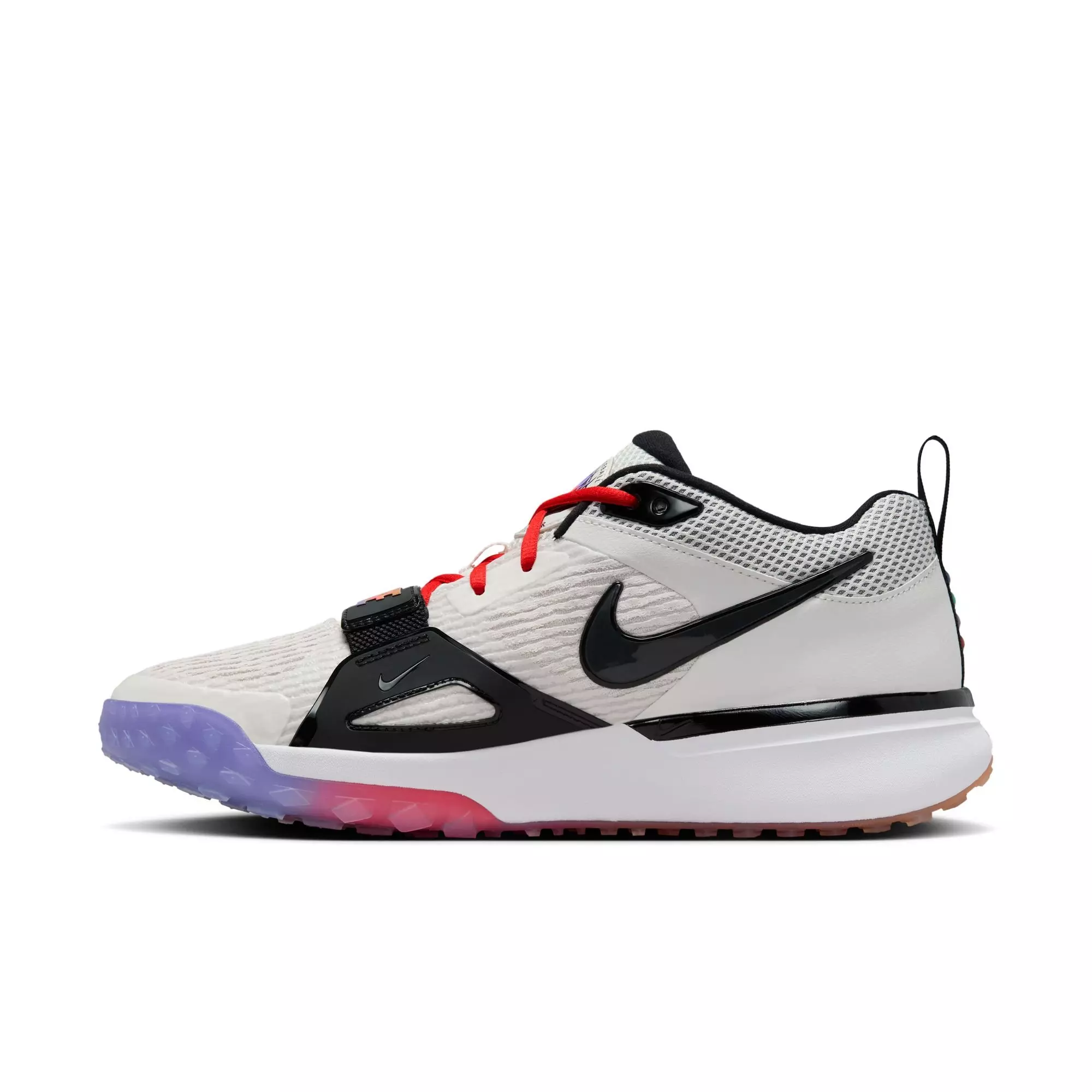 Nike Air Zoom Diamond Elite Turf PE "Phantom/Royal Pulse/Dark Russet/Black" Men's Baseball Shoe
