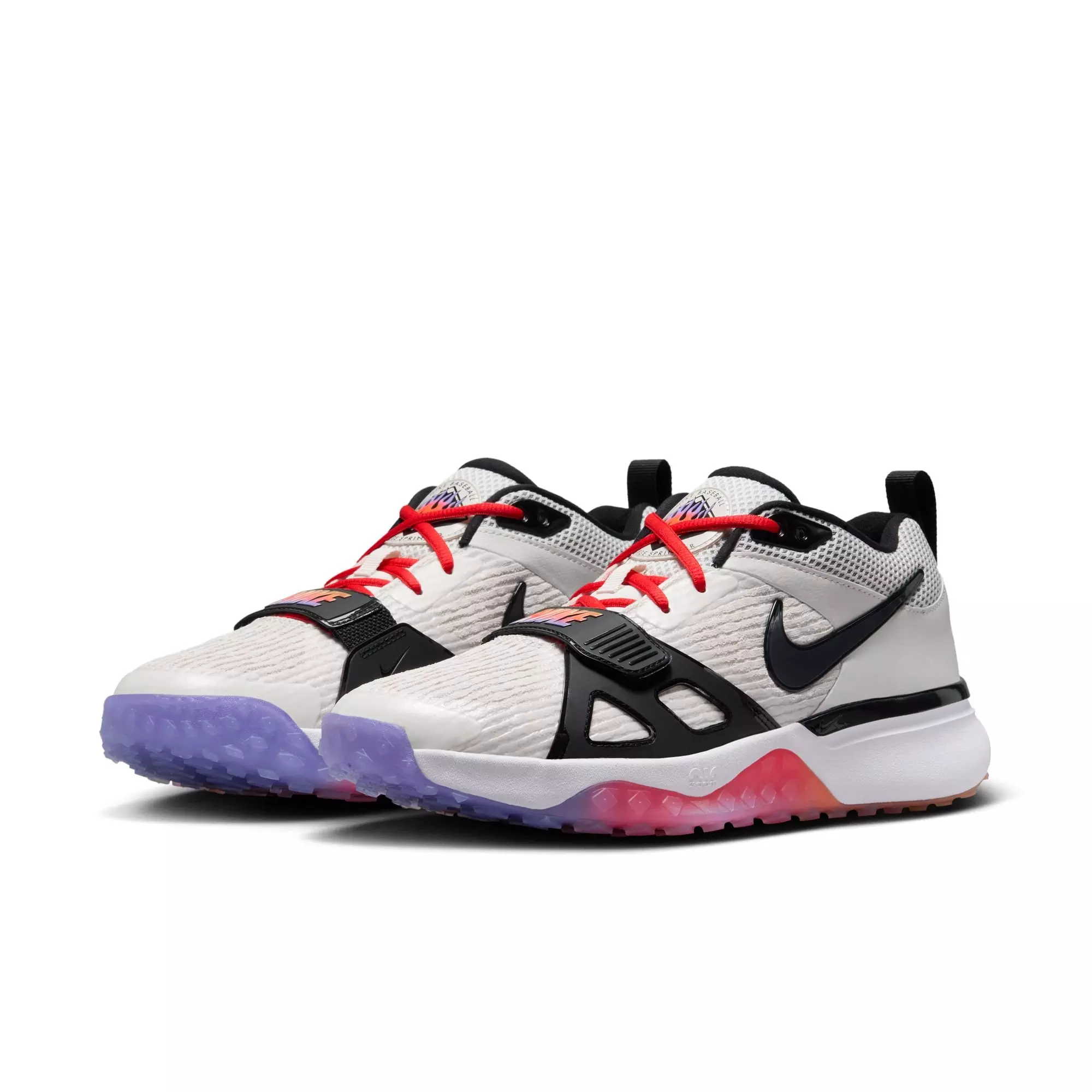 Nike Air Zoom Diamond Elite Turf PE "Phantom/Royal Pulse/Dark Russet/Black" Men's Baseball Shoe