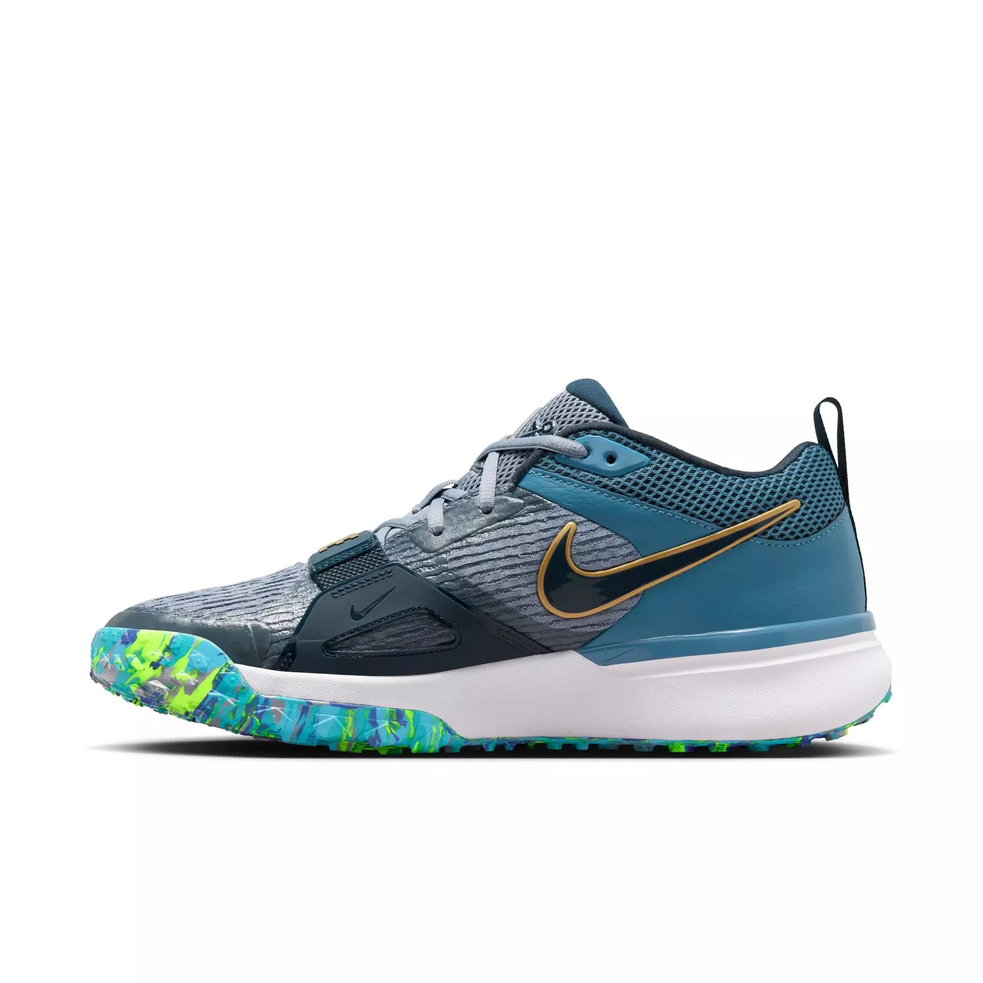 Nike Diamond Elite Turf Nolan Arenado "Ashen Slate/Armory Navy/Aegean Storm" Men's Baseball Shoe - NAVY/WHITE