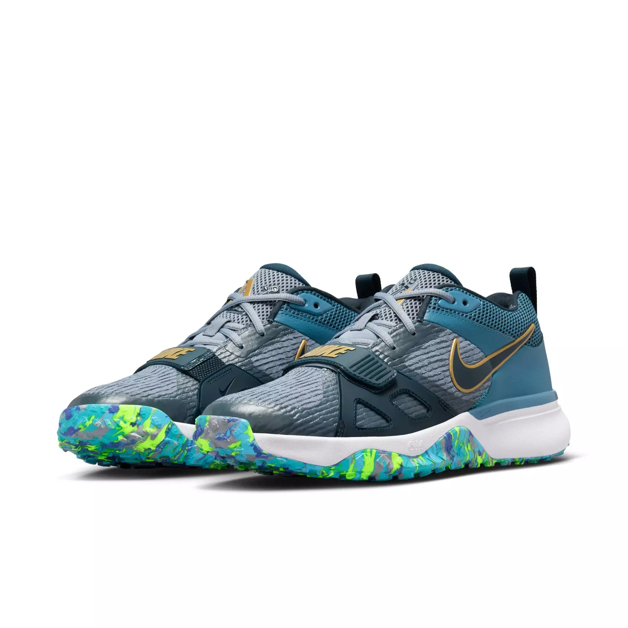 Nike Diamond Elite Turf Nolan Arenado "Ashen Slate/Armory Navy/Aegean Storm" Men's Baseball Shoe - NAVY/WHITE