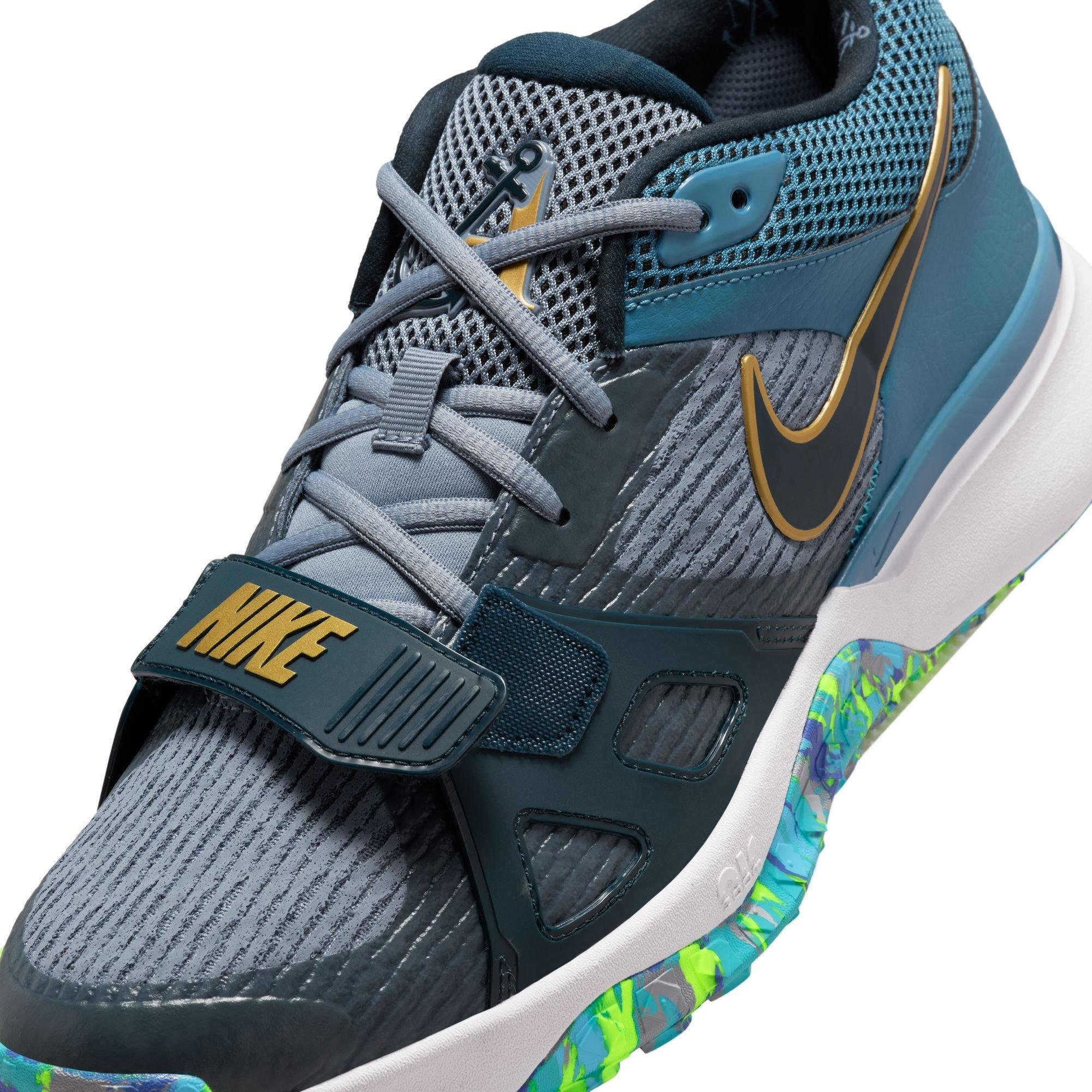 Nike Diamond Elite Turf Nolan Arenado "Ashen Slate/Armory Navy/Aegean Storm" Men's Baseball Shoe - NAVY/WHITE Thumbnail View 9