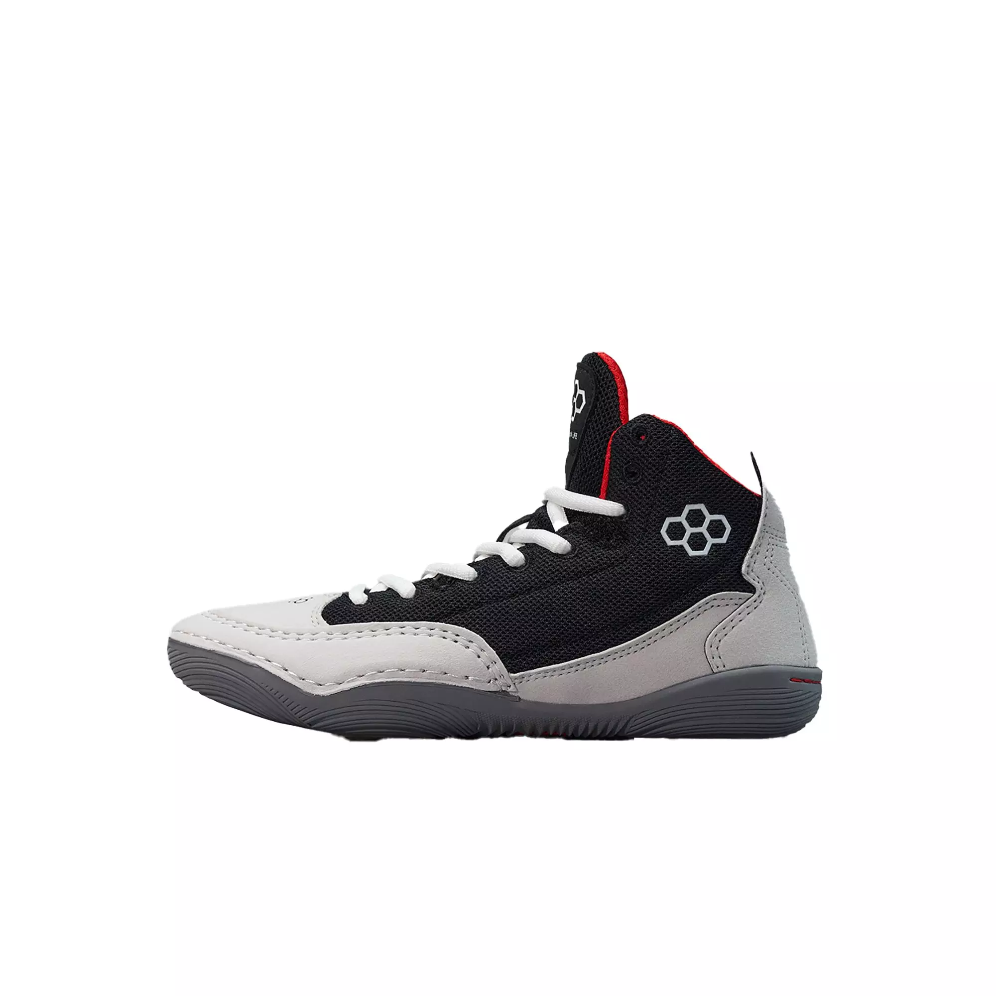 Rudis Courage "Midnight Smoke" Preschool Kids' Wrestling Shoe - WHITE/BLACK