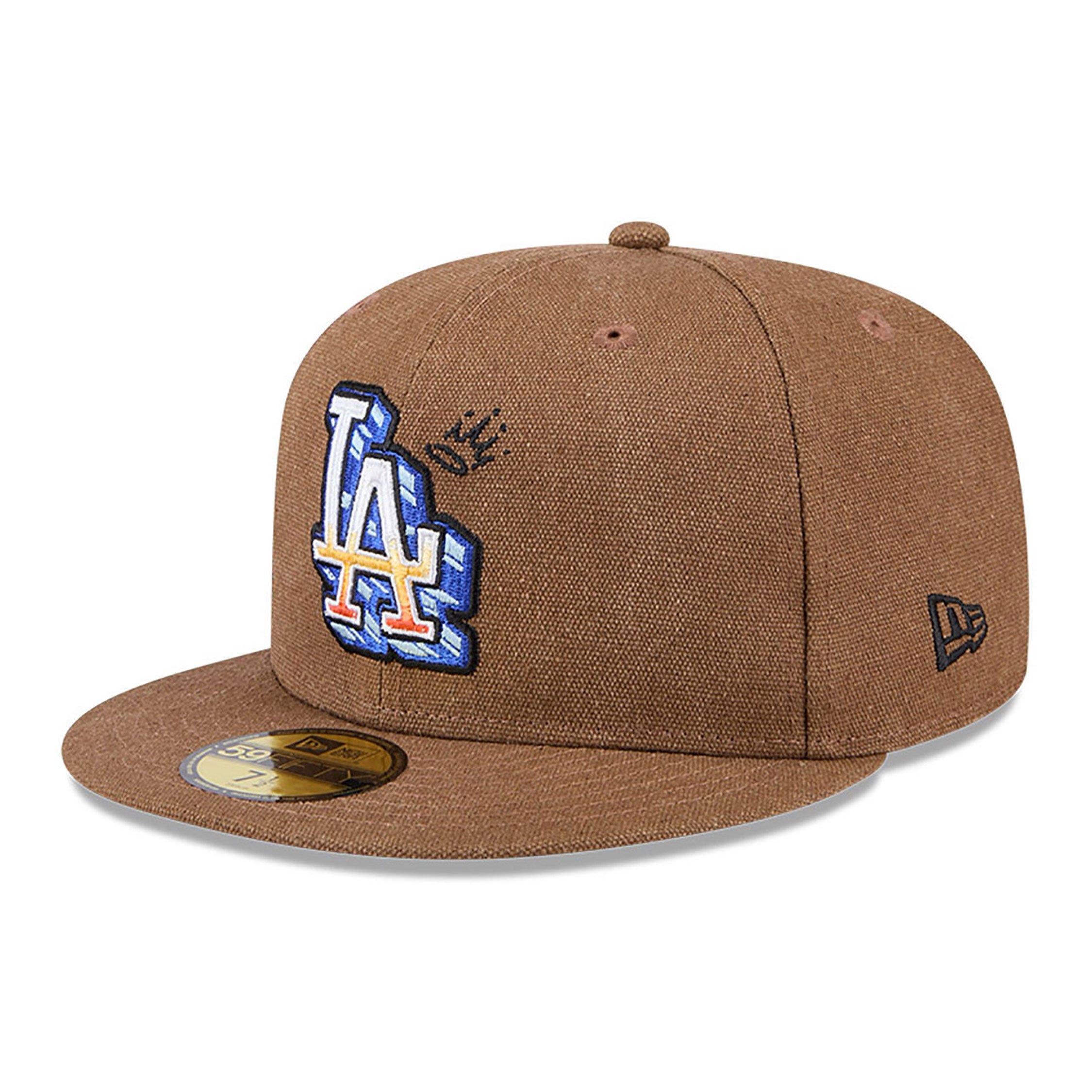 New Era Los Angeles Dodgers 59FIFTY Workwear Fitted Hat-Wheat - WHEAT