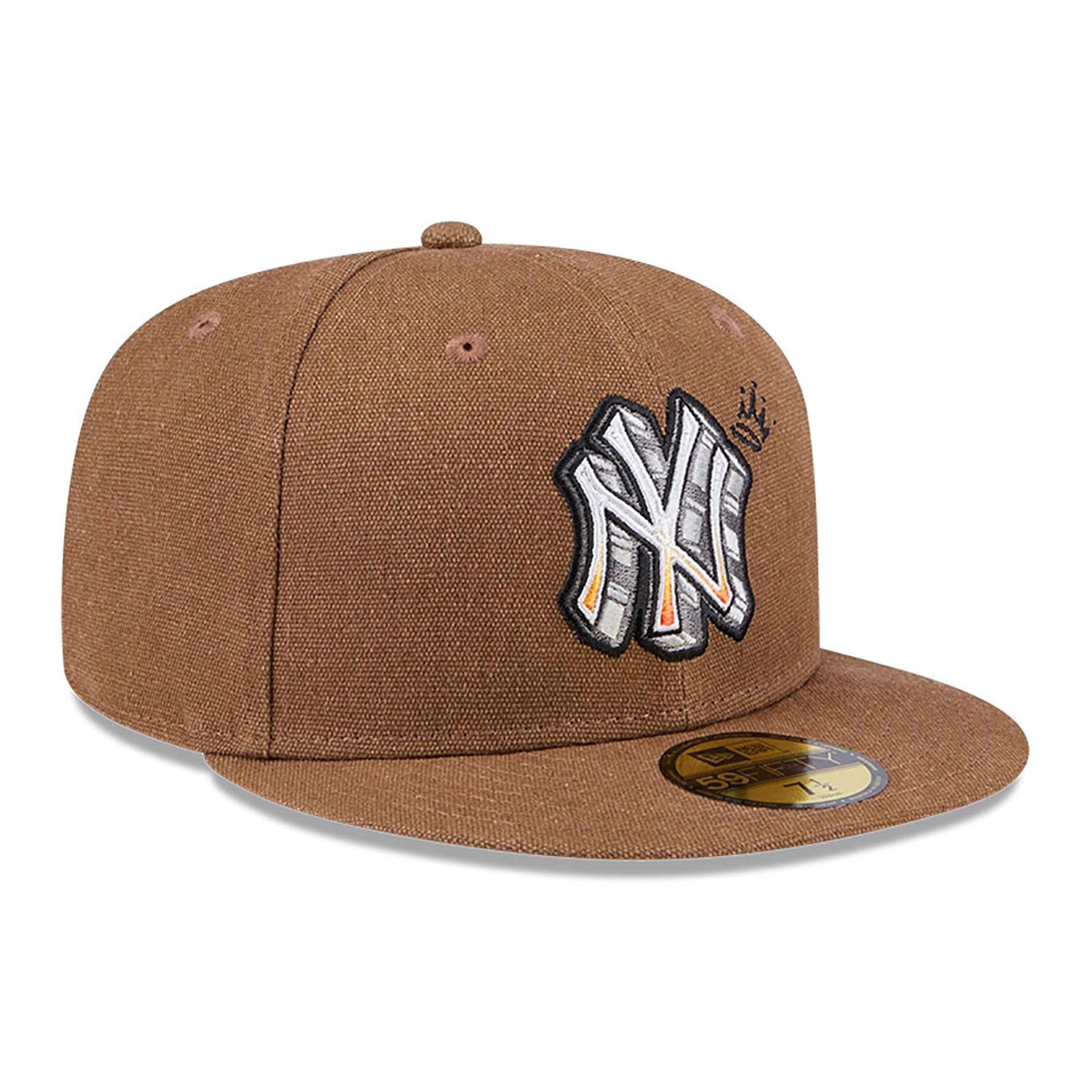 Men's New Era New York Yankees 59FIFTY Workwear Fitted Hat-Wheat