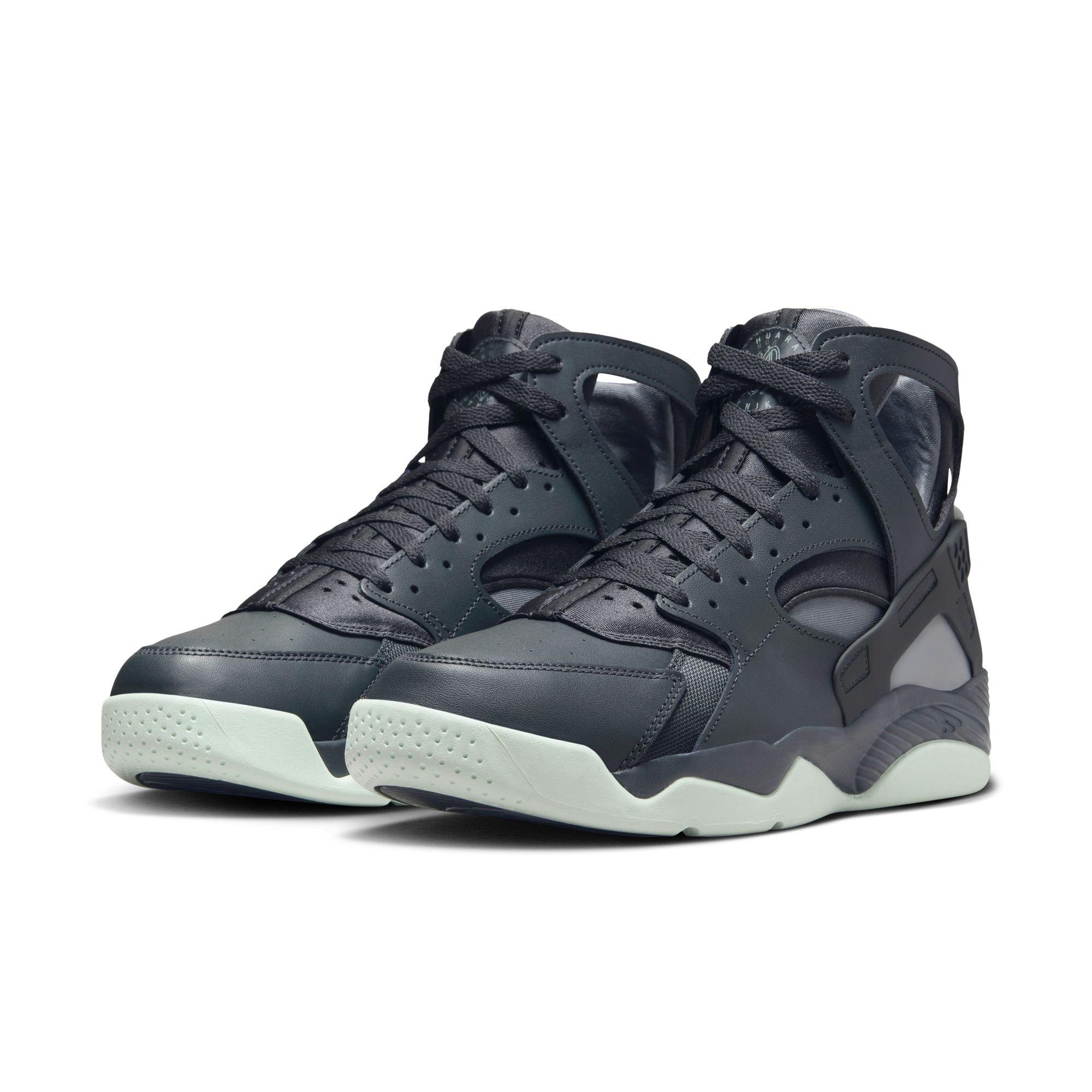 Nike Air Flight Huarache "Dk Smoke Grey/Barely Green/Cool Grey" Men's Shoe - GREY/GREEN Thumbnail View 6