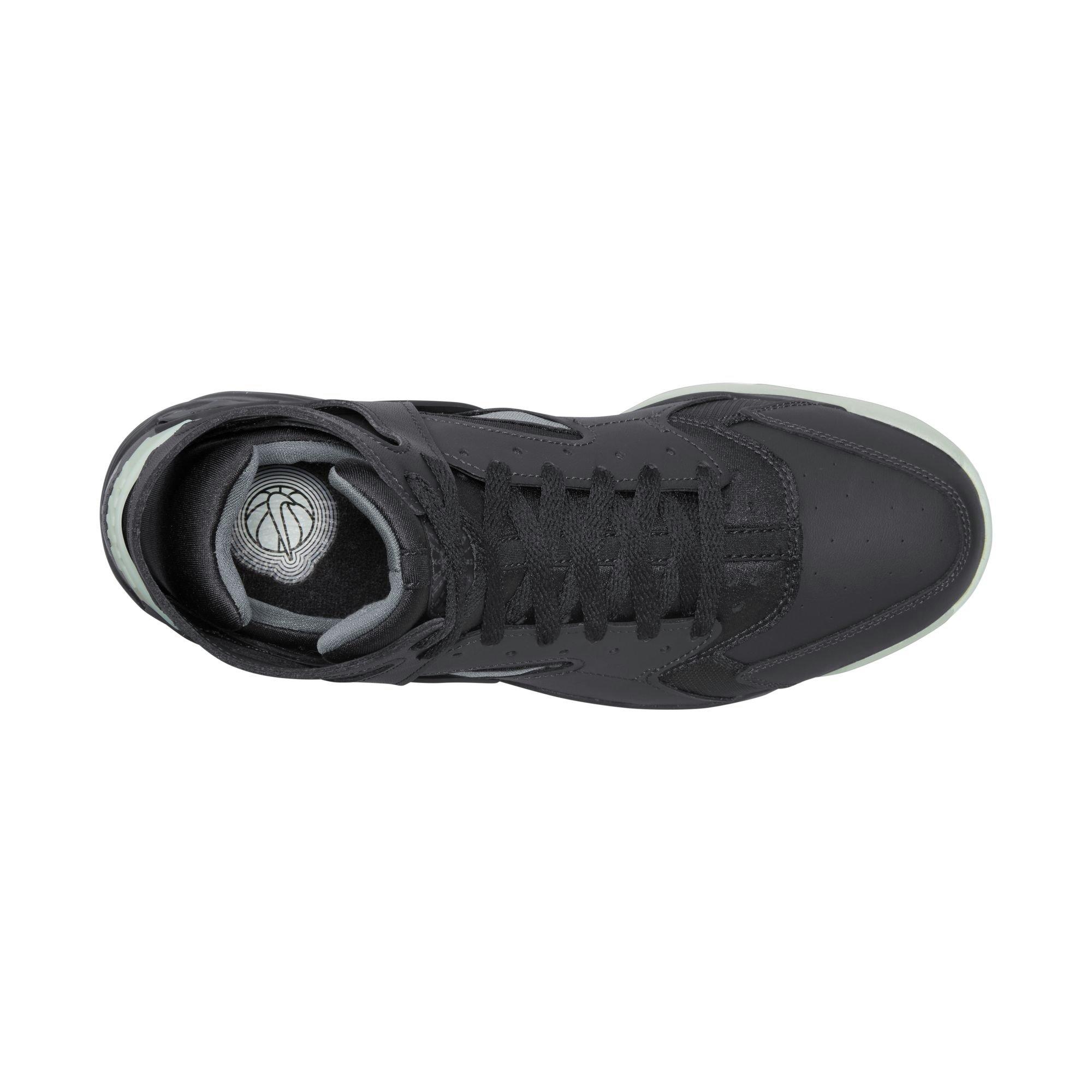 Nike Air Flight Huarache "Dk Smoke Grey/Barely Green/Cool Grey" Men's Shoe - GREY/GREEN Thumbnail View 11