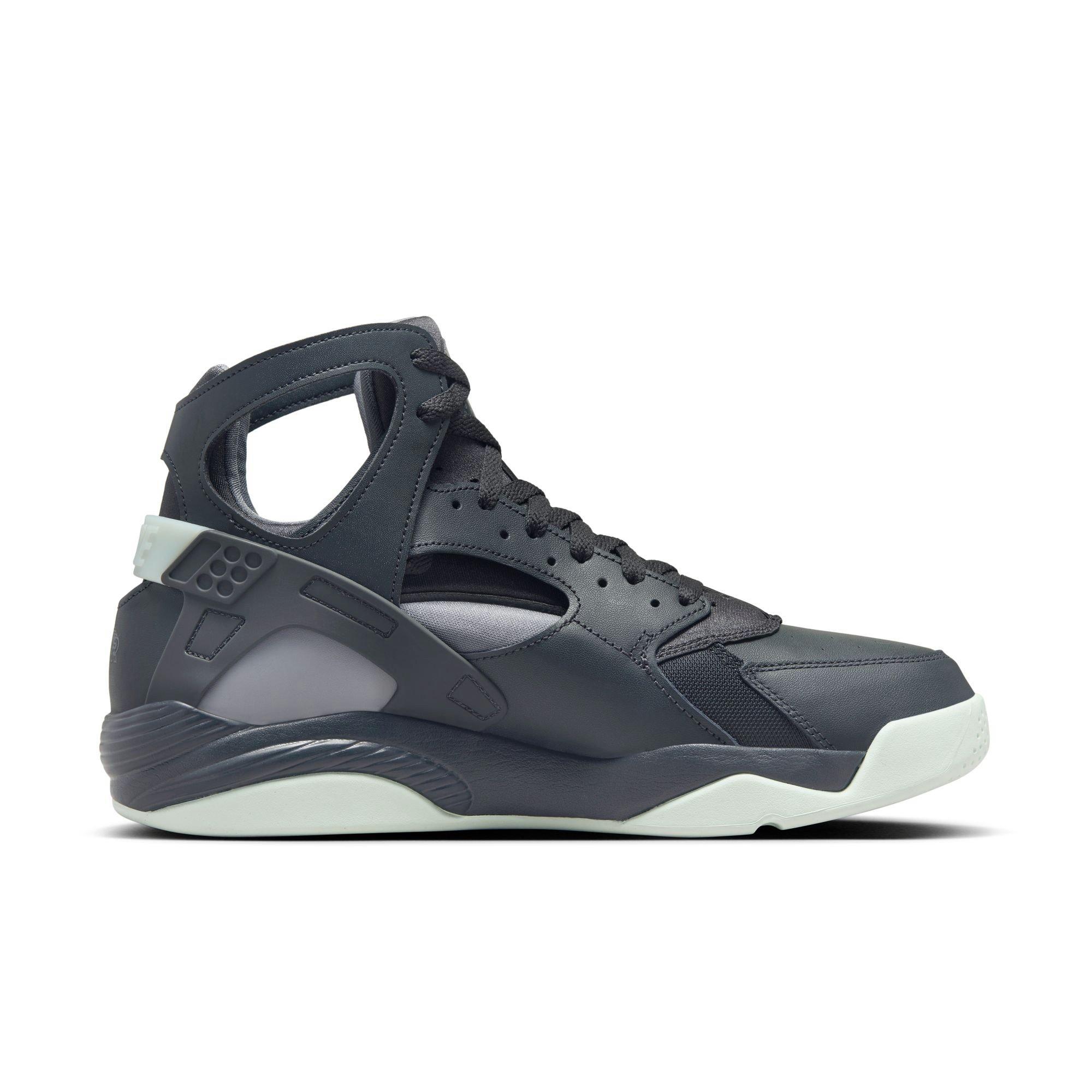 Nike Air Flight Huarache "Dk Smoke Grey/Barely Green/Cool Grey" Men's Shoe - GREY/GREEN Thumbnail View 2