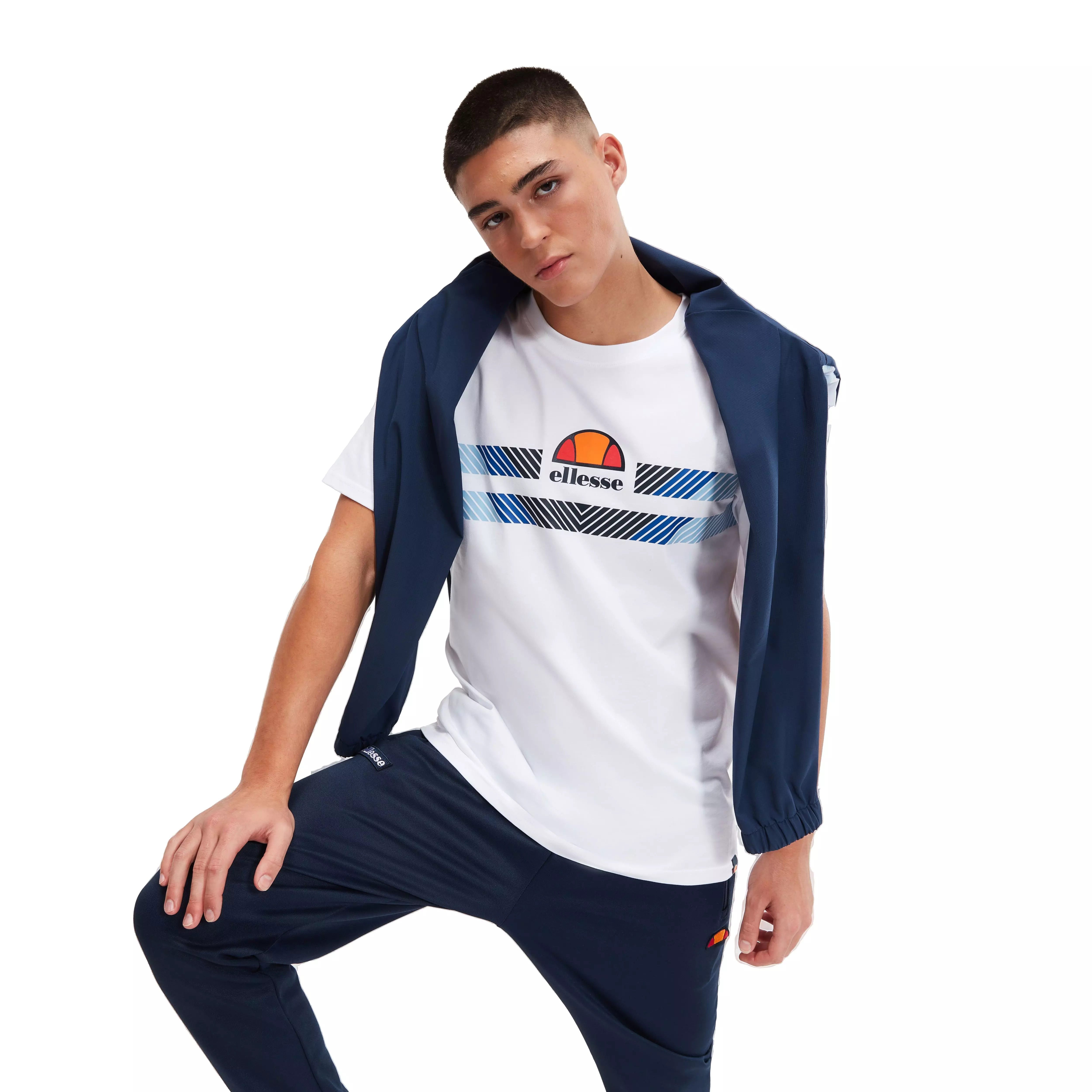 Ellesse Men's Aprelvie Tee - White - WHITE