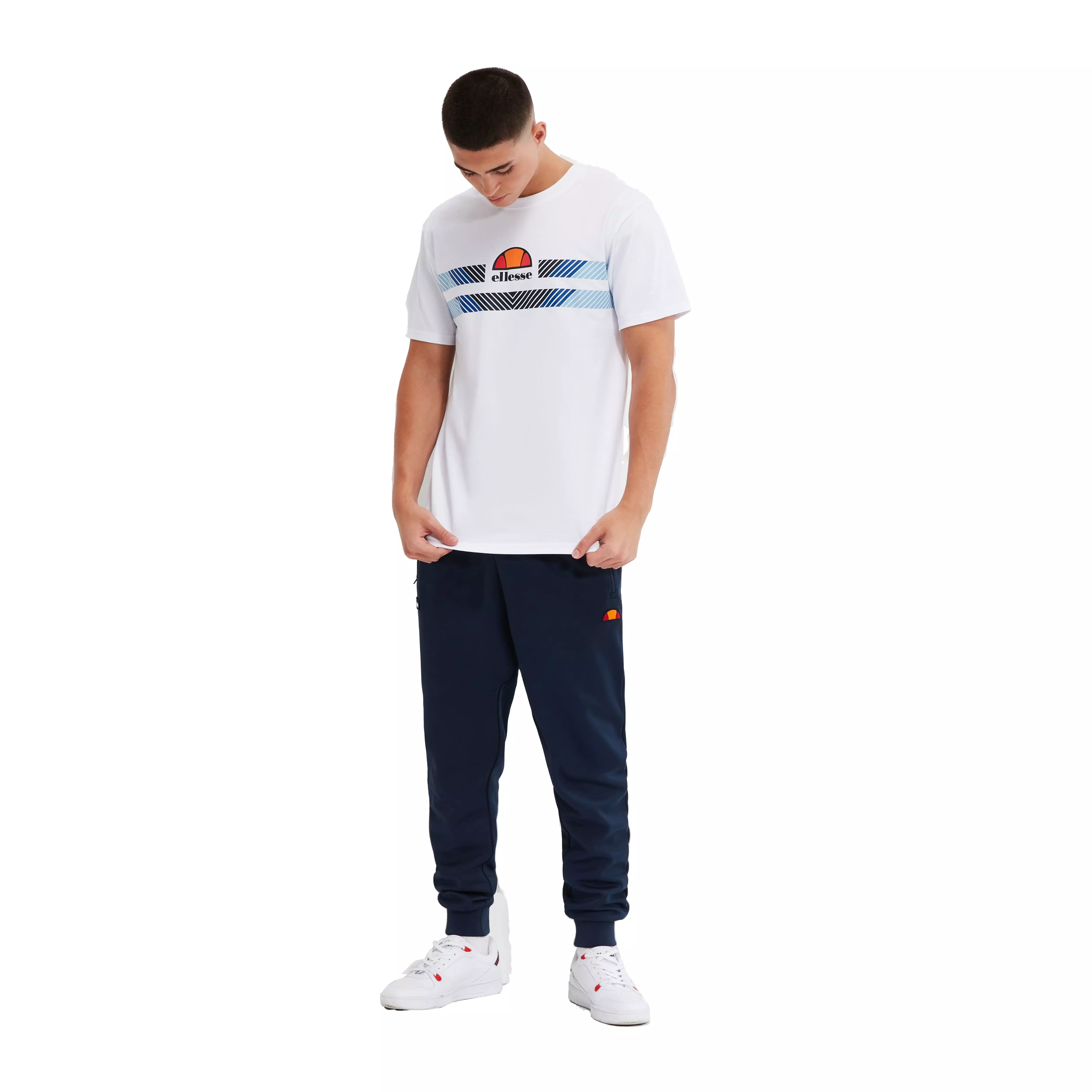 Ellesse Men's Aprelvie Tee - White - WHITE