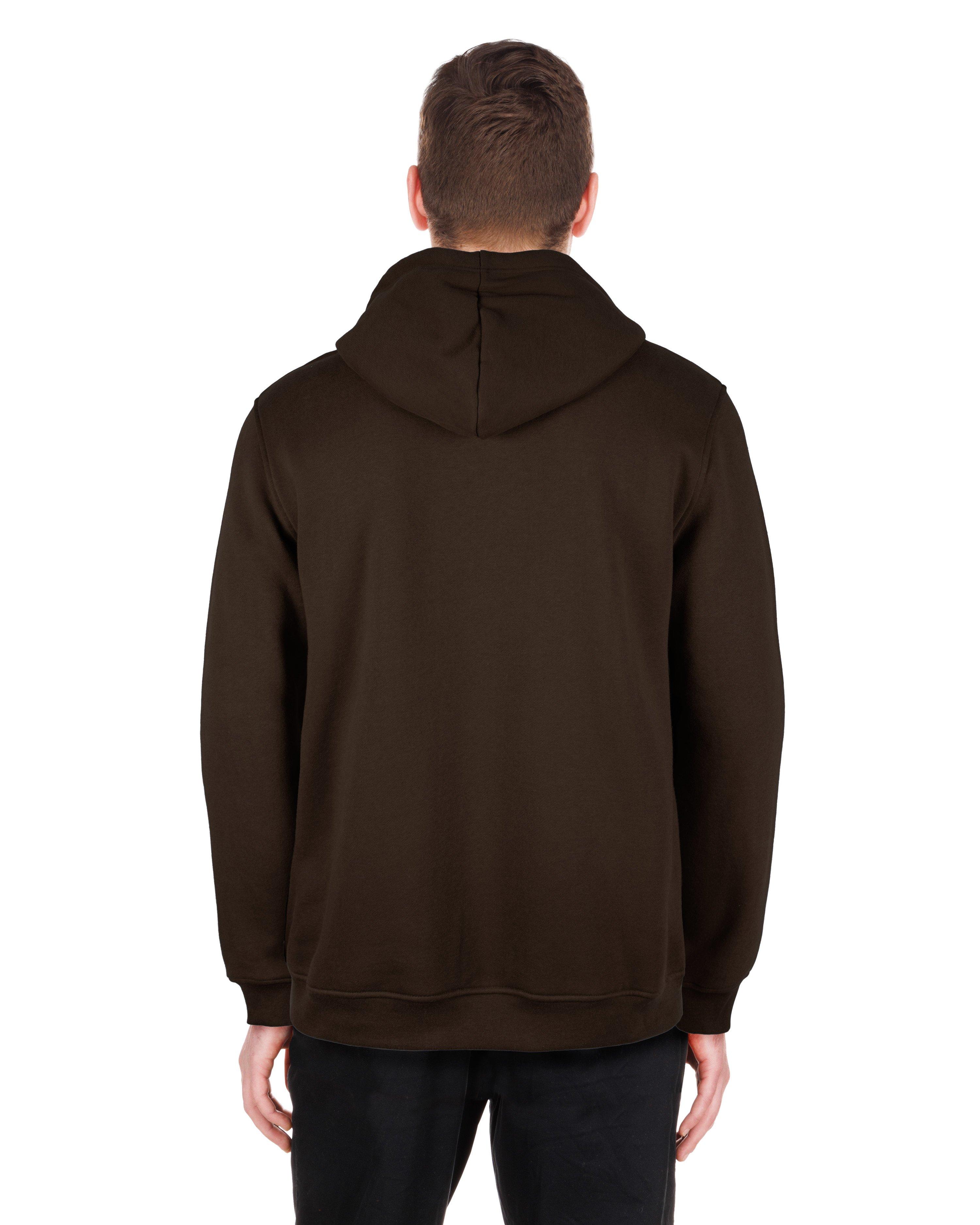 New Era Men's Chicago Bulls Upholstered Hoodie-Brown - BROWN Thumbnail View 2