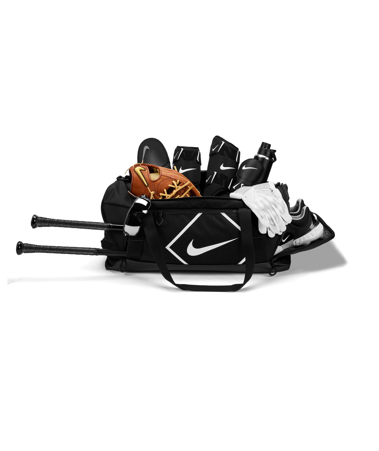 Nike Diamond Black Baseball Duffel Bag