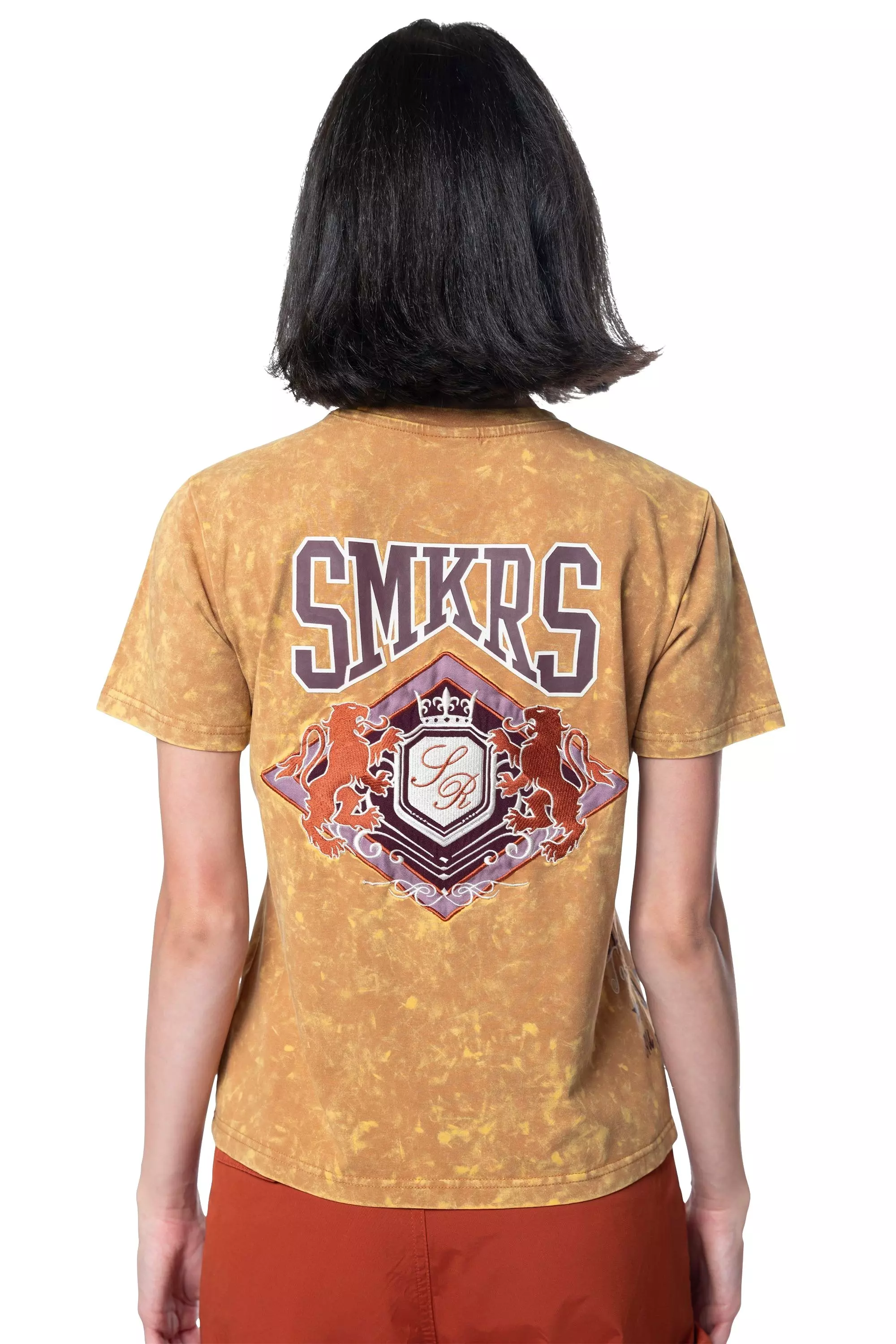 Smoke Rise Women's Coll SMKRS Tee - Flax - TAN