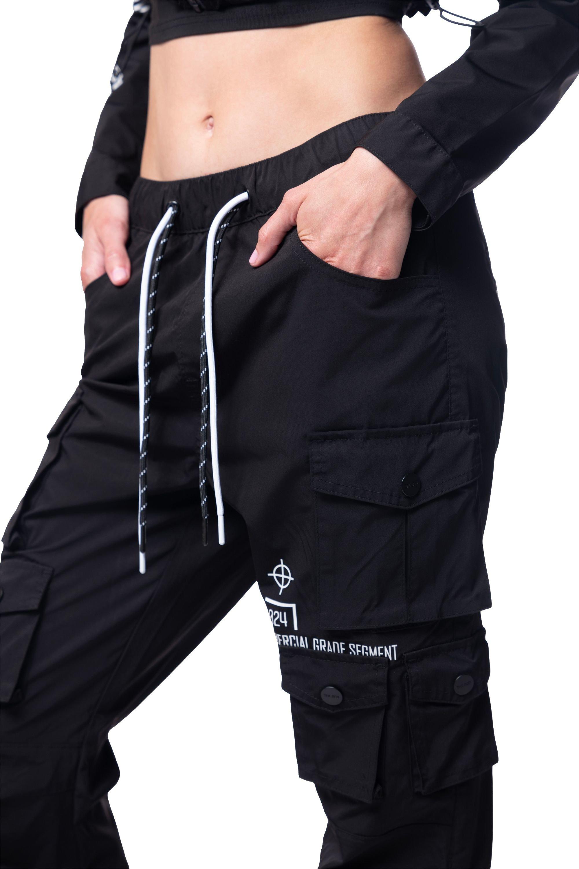 Smoke Rise Women's Relaxed Slouch Woven Pants - Onyx Black  - BLACK Thumbnail View 5