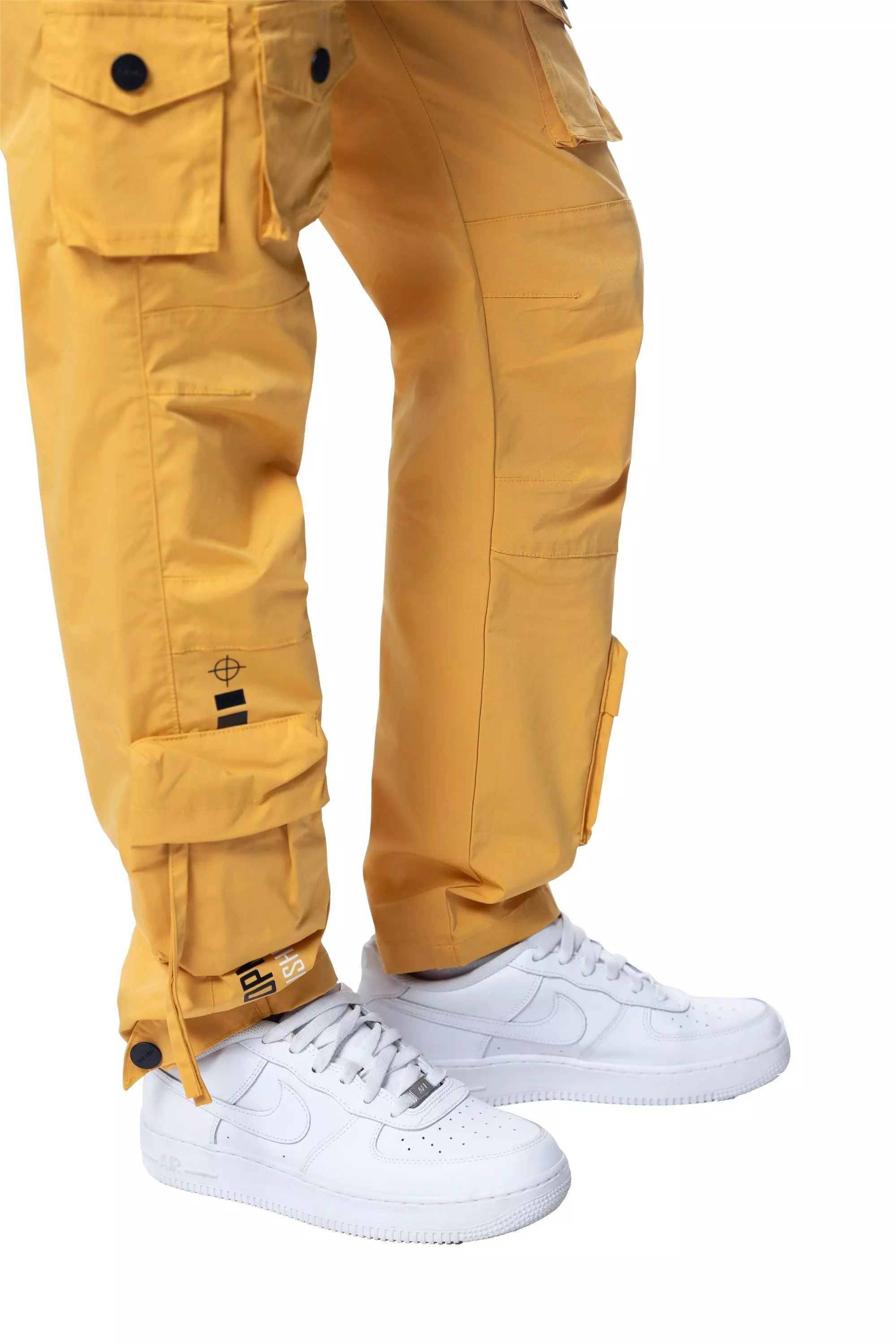 Smoke Rise Women's Relaxed Slouch Woven Pants - Mustard - YELLOW