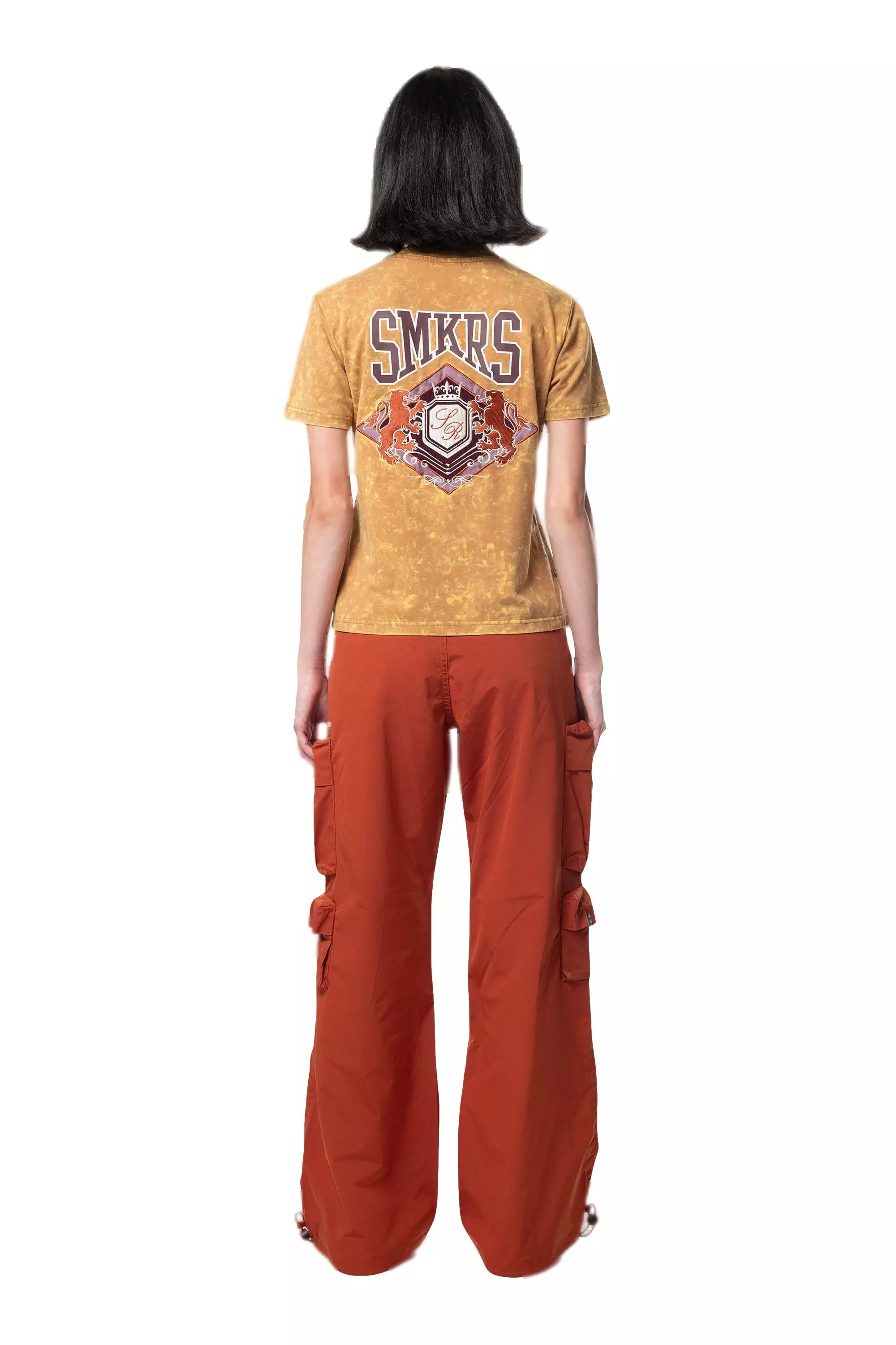 Smoke Rise Women's Wide Leg Woven Pants - Picante - RED