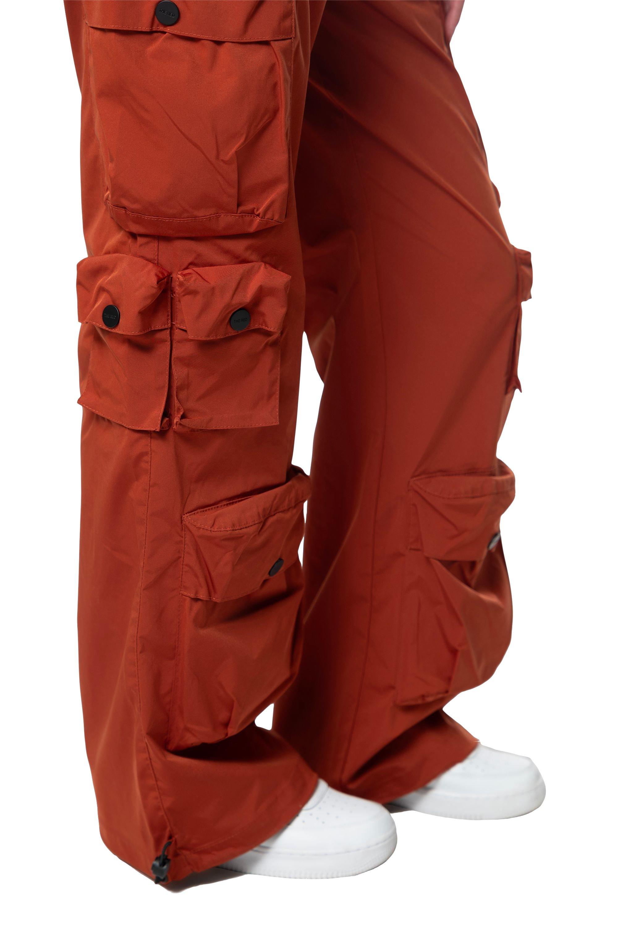 Smoke Rise Women's Wide Leg Woven Pants - Picante - RED Thumbnail View 6