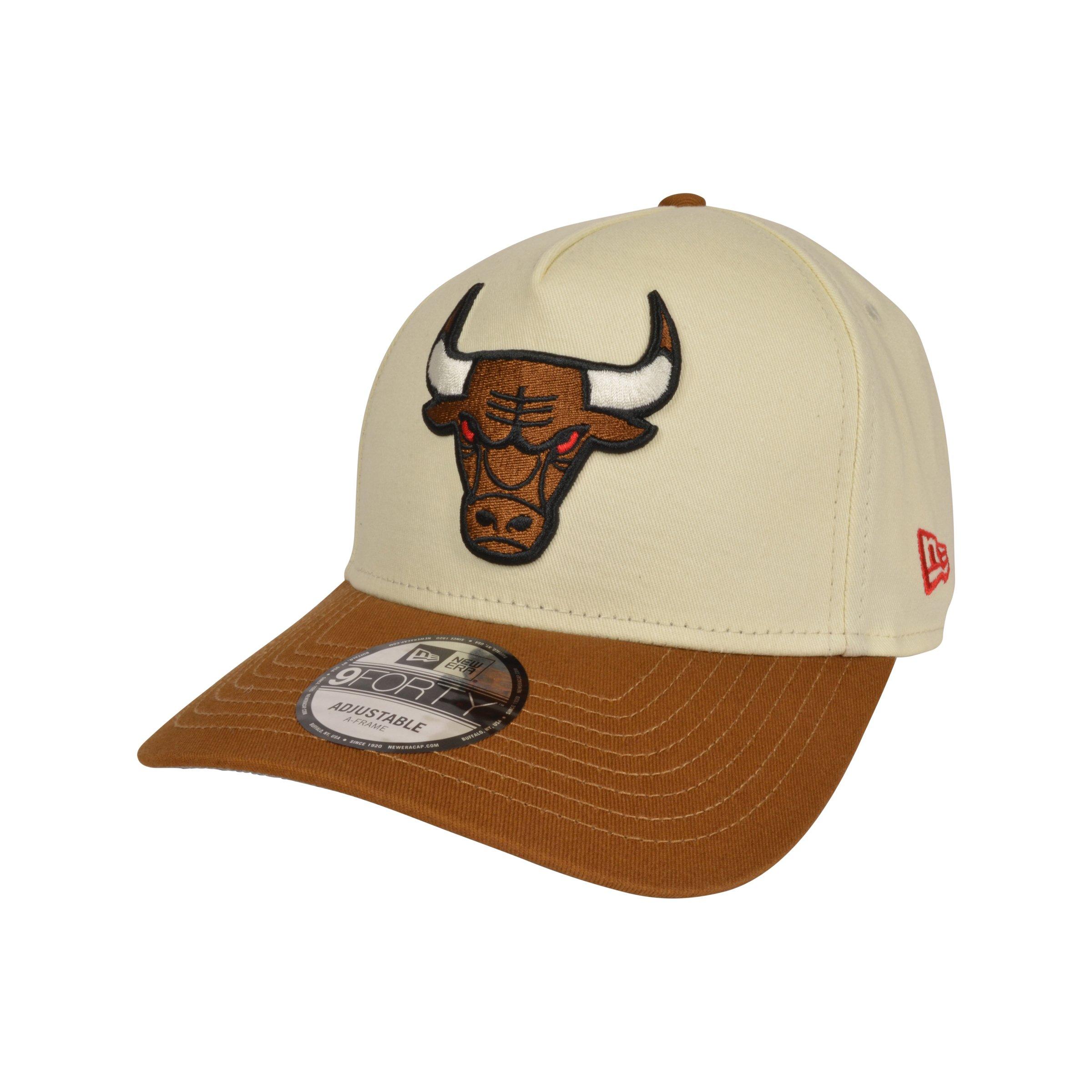 New Era Chicago Bulls Racing 9FORTY A-Frame Lt Brown Snapback