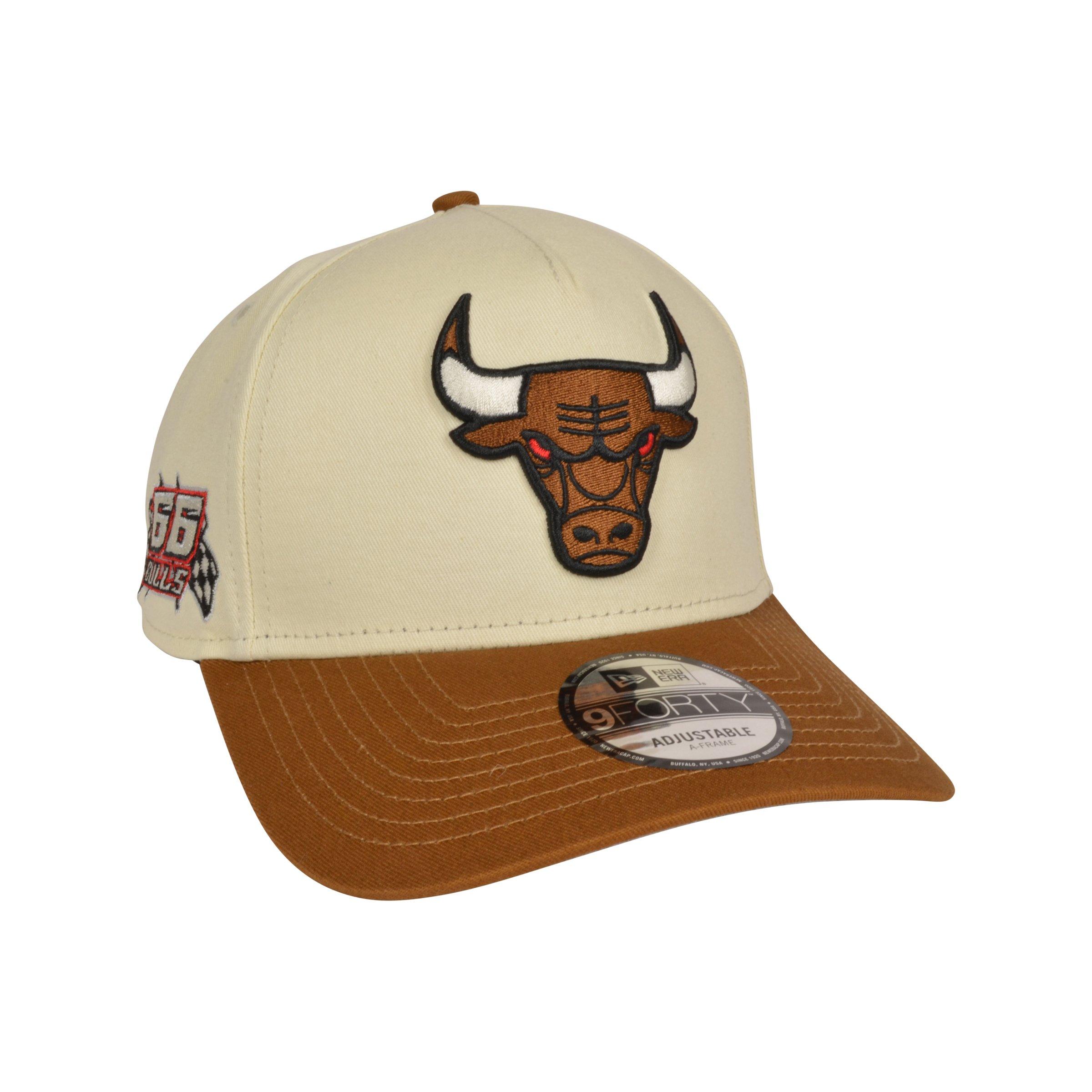 New Era Chicago Bulls Racing 9FORTY A-Frame Lt Brown Snapback