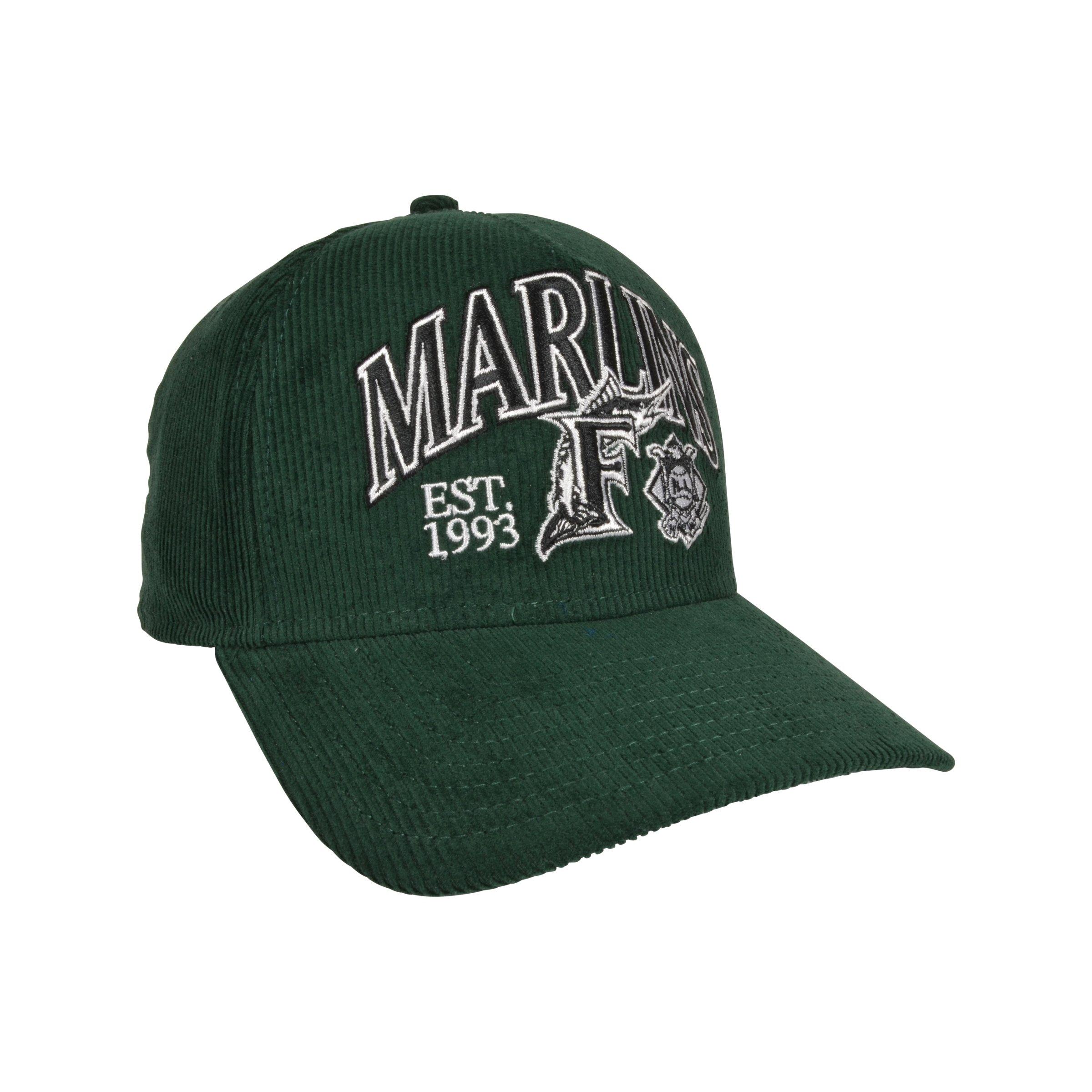 New Era Miami Marlins 9FORTY A-Frame Dark Green Snapback