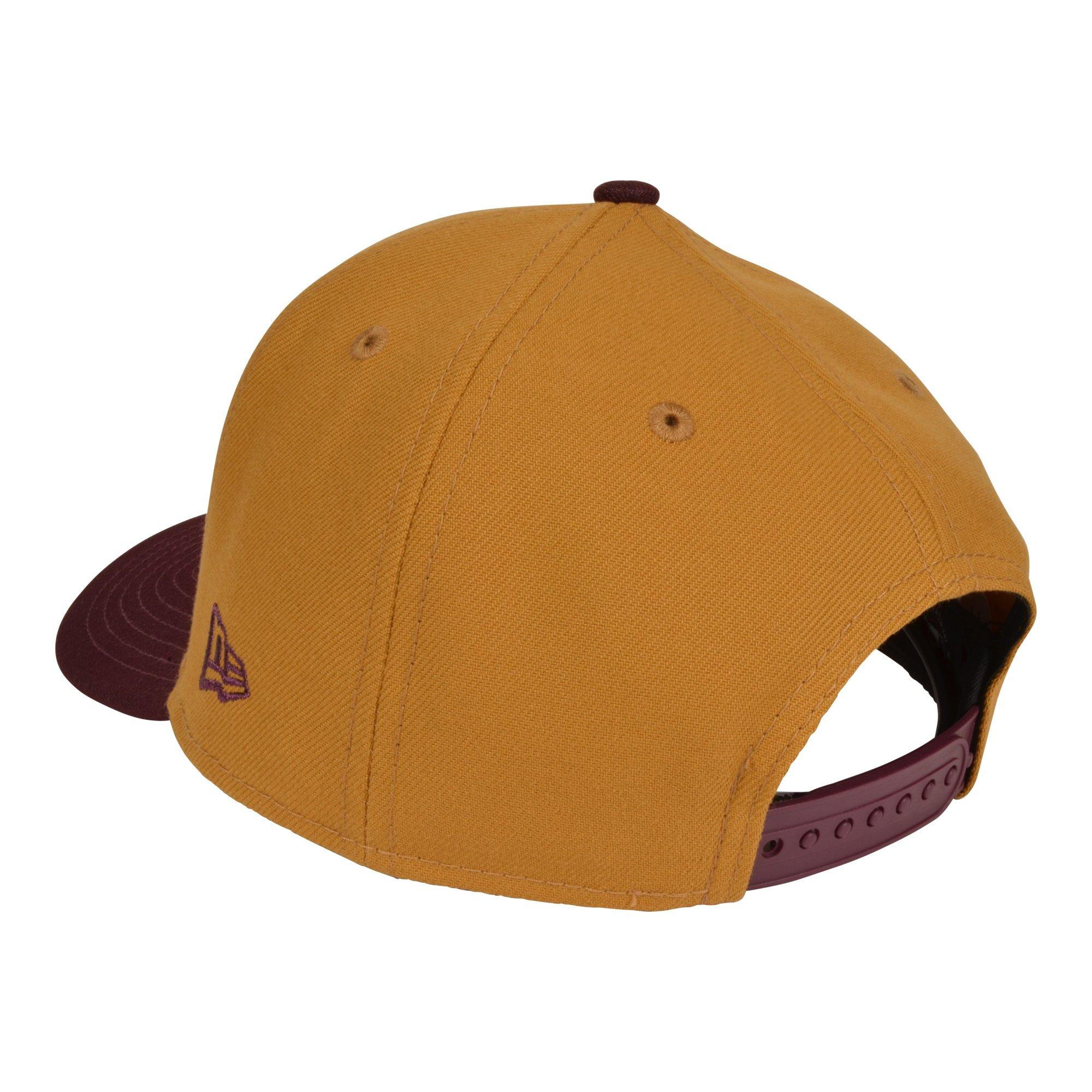 New Era Seattle Mariners 9FORTY A-Frame Snapback-Flax/Burgundy