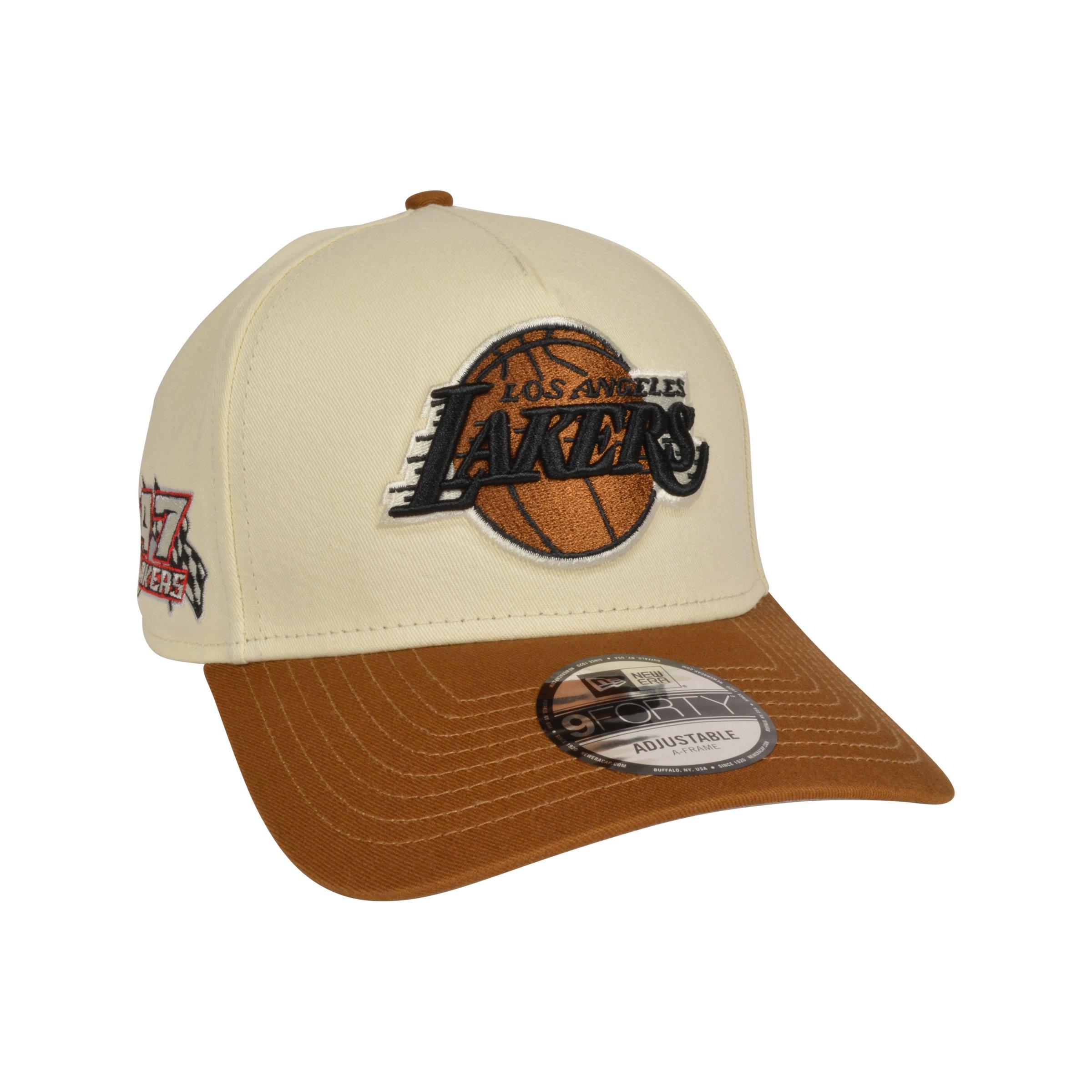 New Era Los Angeles Lakers Racing 9FORTY A-Frame Lt Brown Snapback