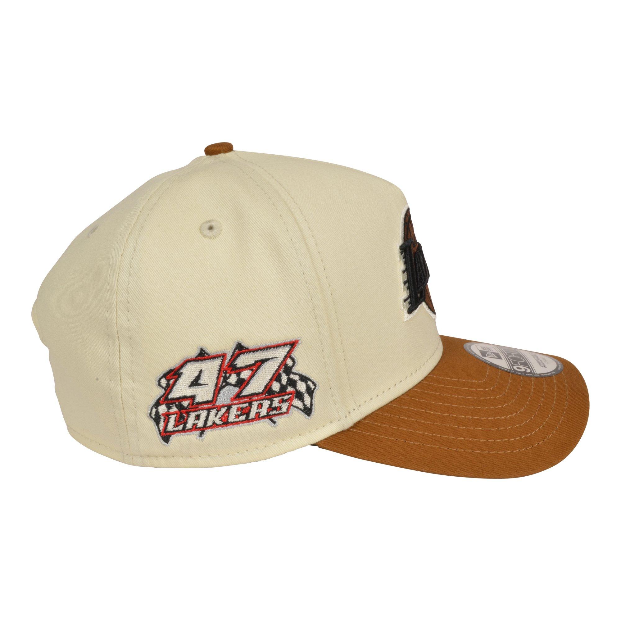 New Era Los Angeles Lakers Racing 9FORTY A-Frame Lt Brown Snapback