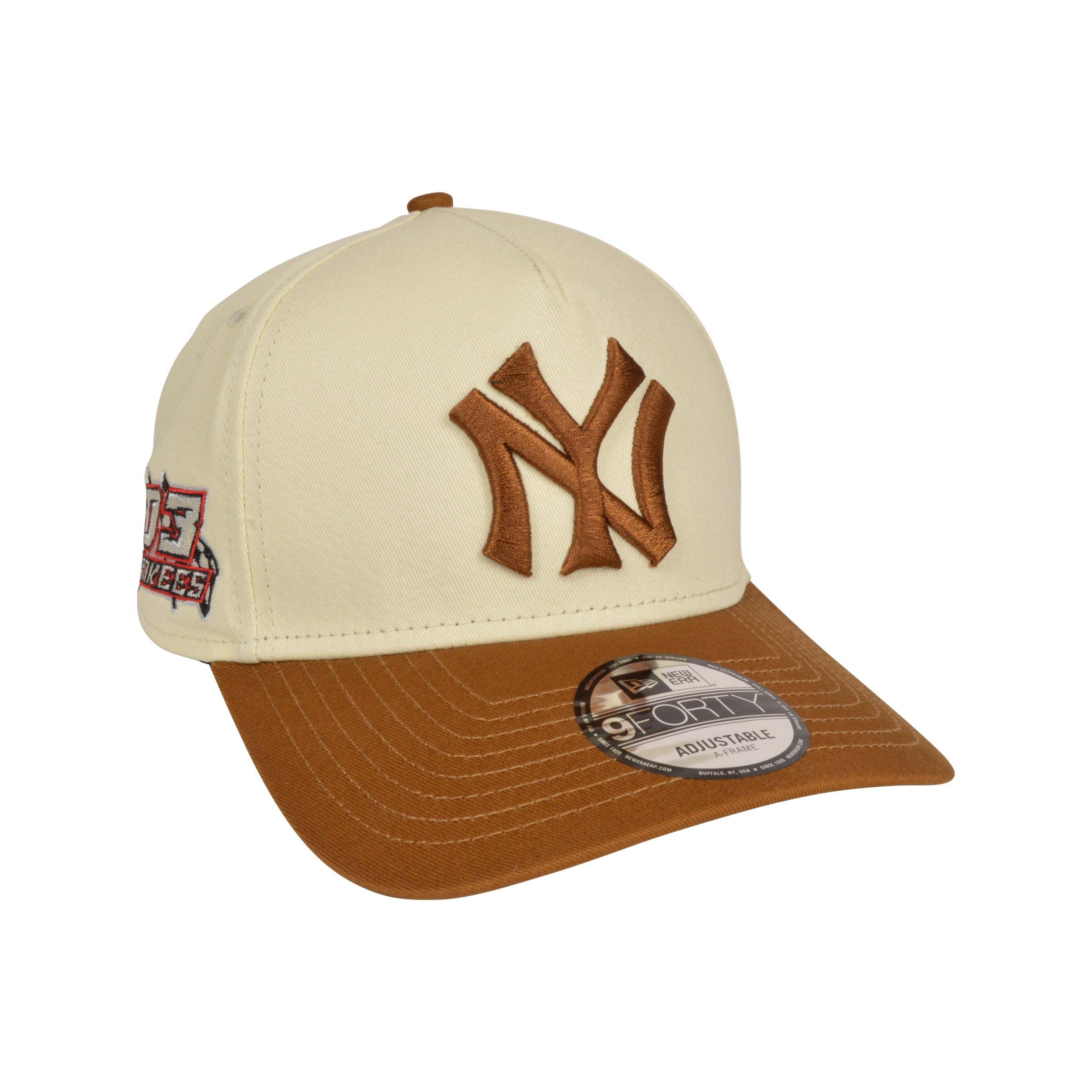 New Era New York Yankees 9FORTY Nylon Racing Snapback Lt Brown/Cream Hat