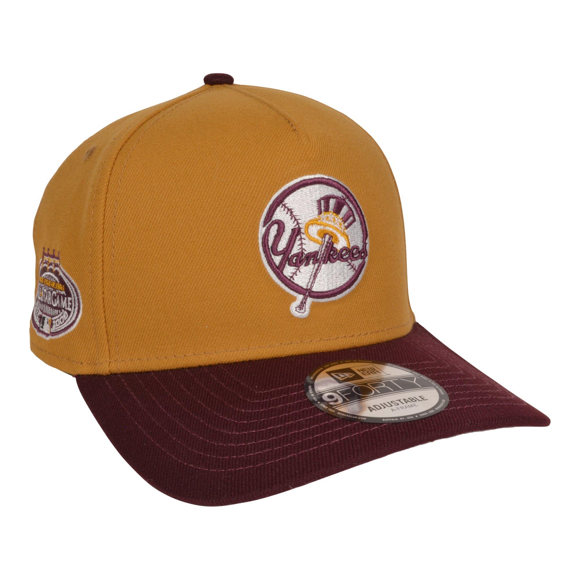 New Era New York Yankees 9FORTY Snapback Burgundy/Tan Hat