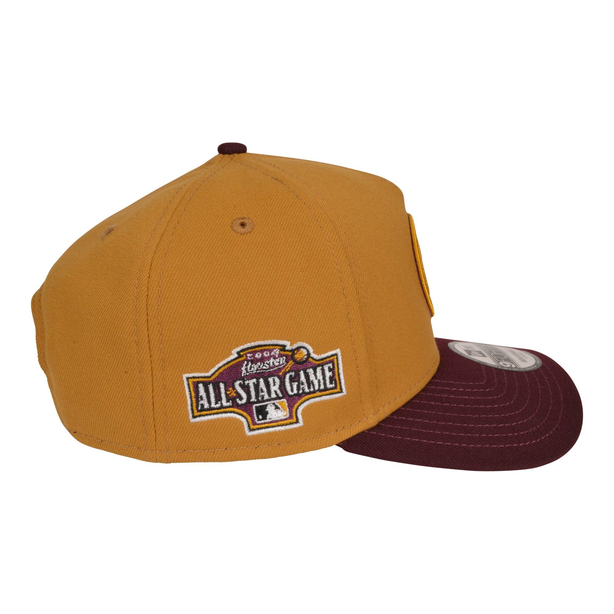 New Era Houston Astros 9FORTY Snapback Flax/Burgundy Hat