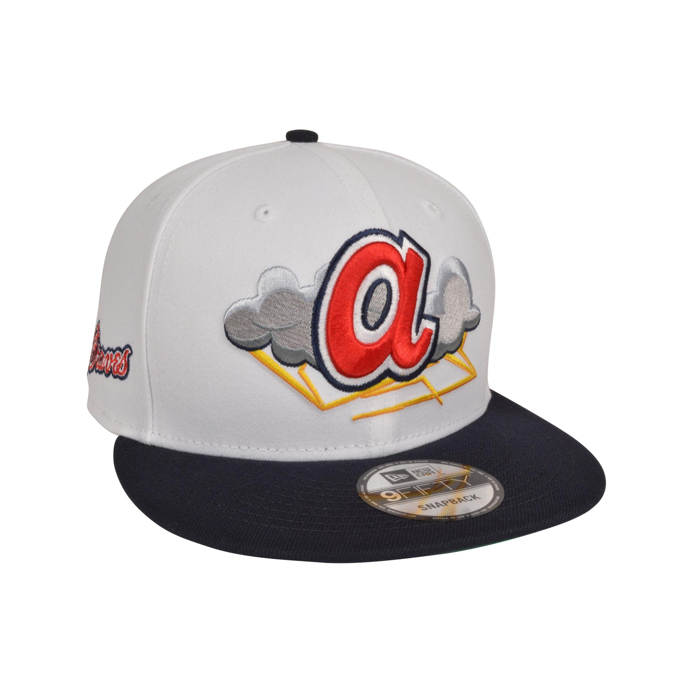 New Era Atlanta Braves 9FIFTY Cloud White/Navy Snapback